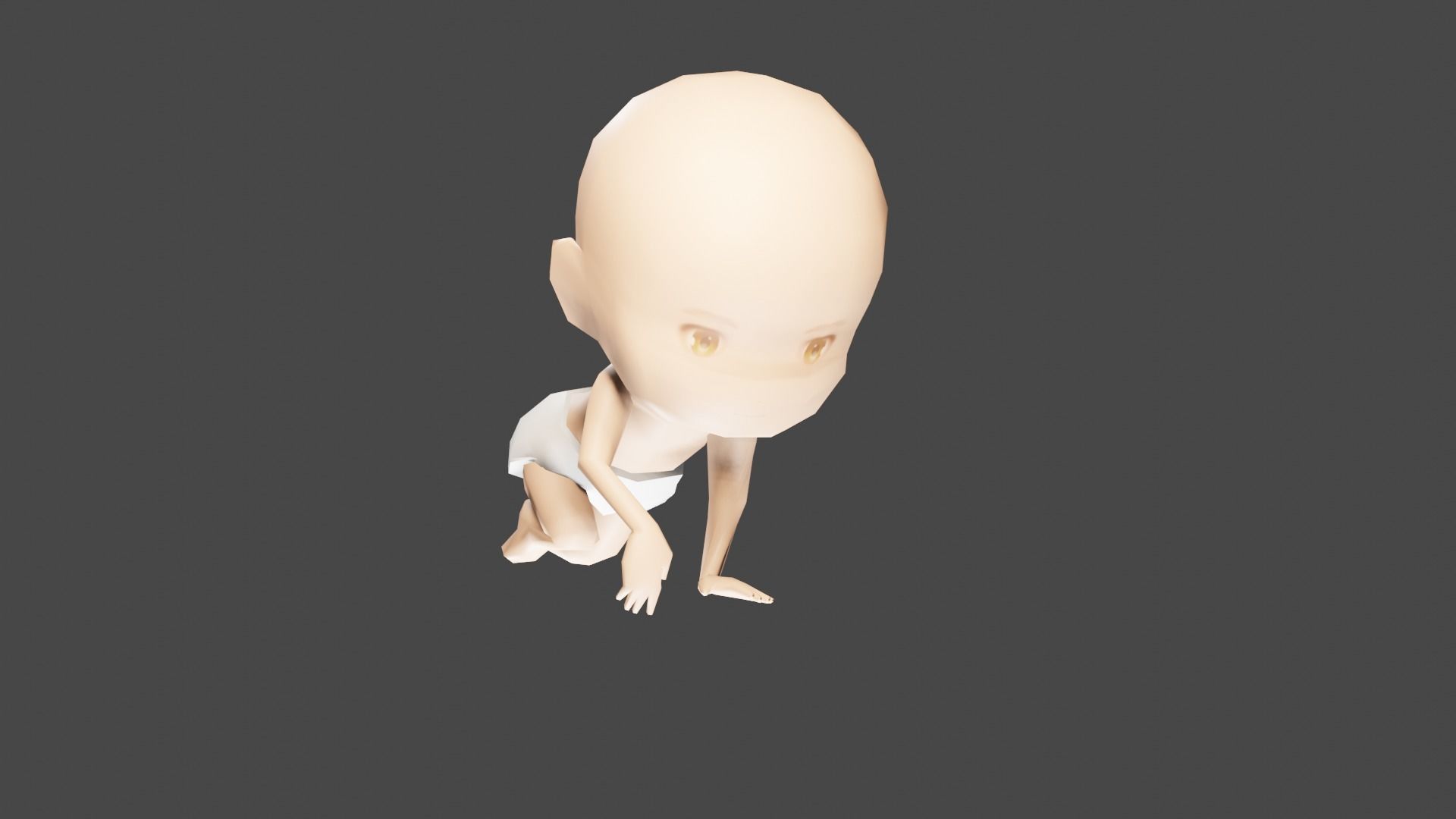 Baby Low Poly free VR / AR / low-poly 3D model rigged | CGTrader