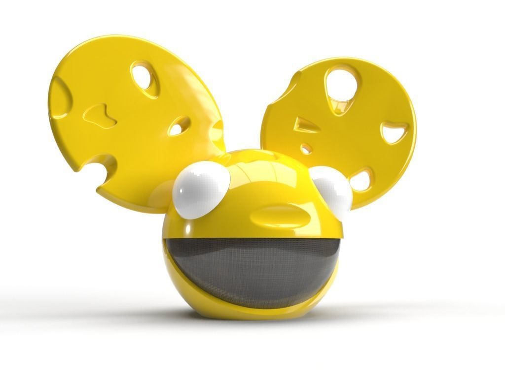 DeadMau5 Cheese Head 3D model 3D printable | CGTrader