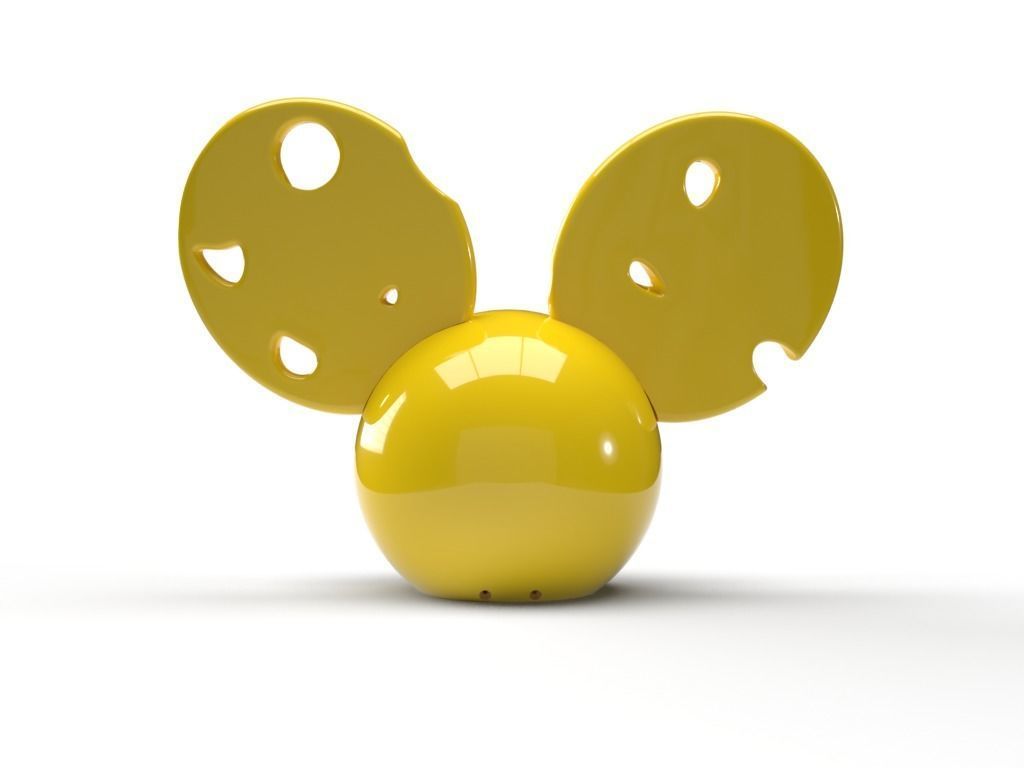 DeadMau5 Cheese Head 3D model 3D printable | CGTrader