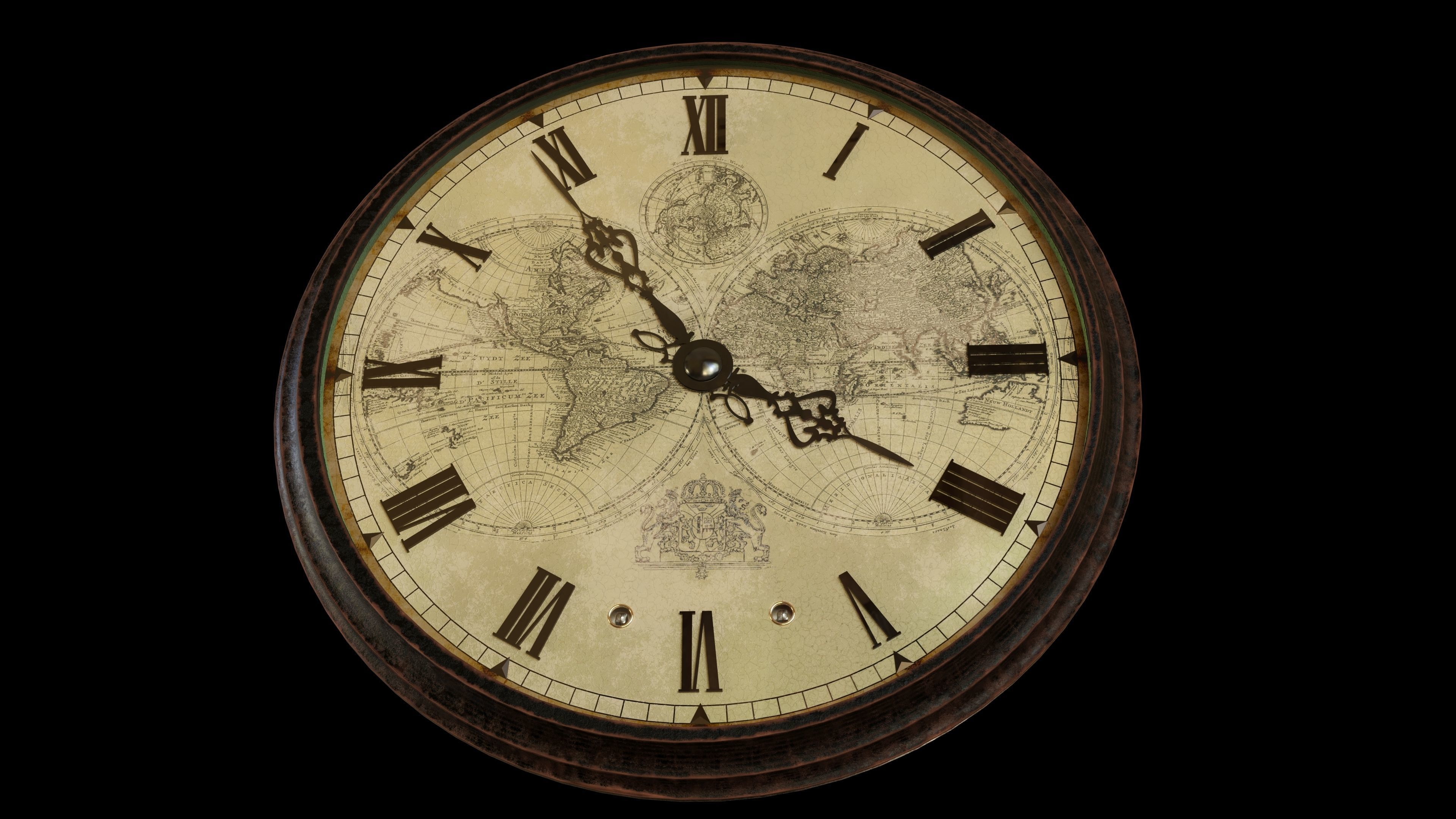 Titanic Deck Wall Clock 3D model CGTrader