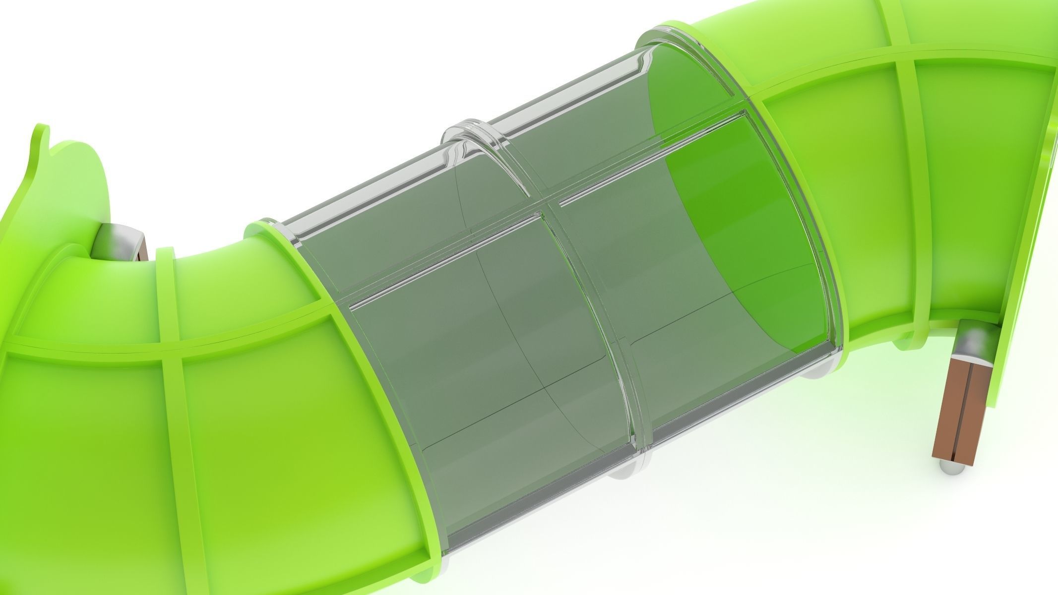 Lappset Long Tube Tunnel 3D model CGTrader