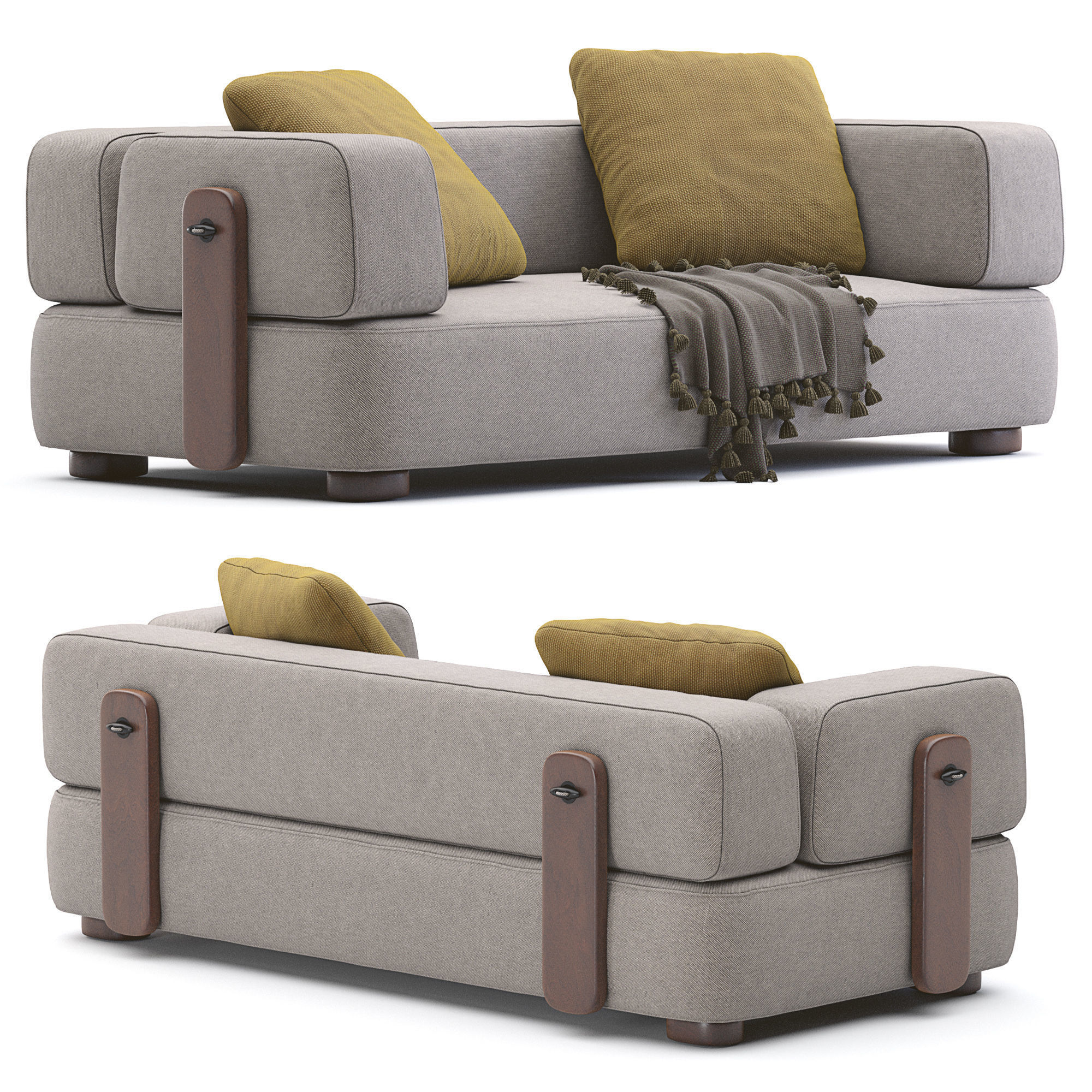 Sofa Florida By Minotti 1 3D model CGTrader