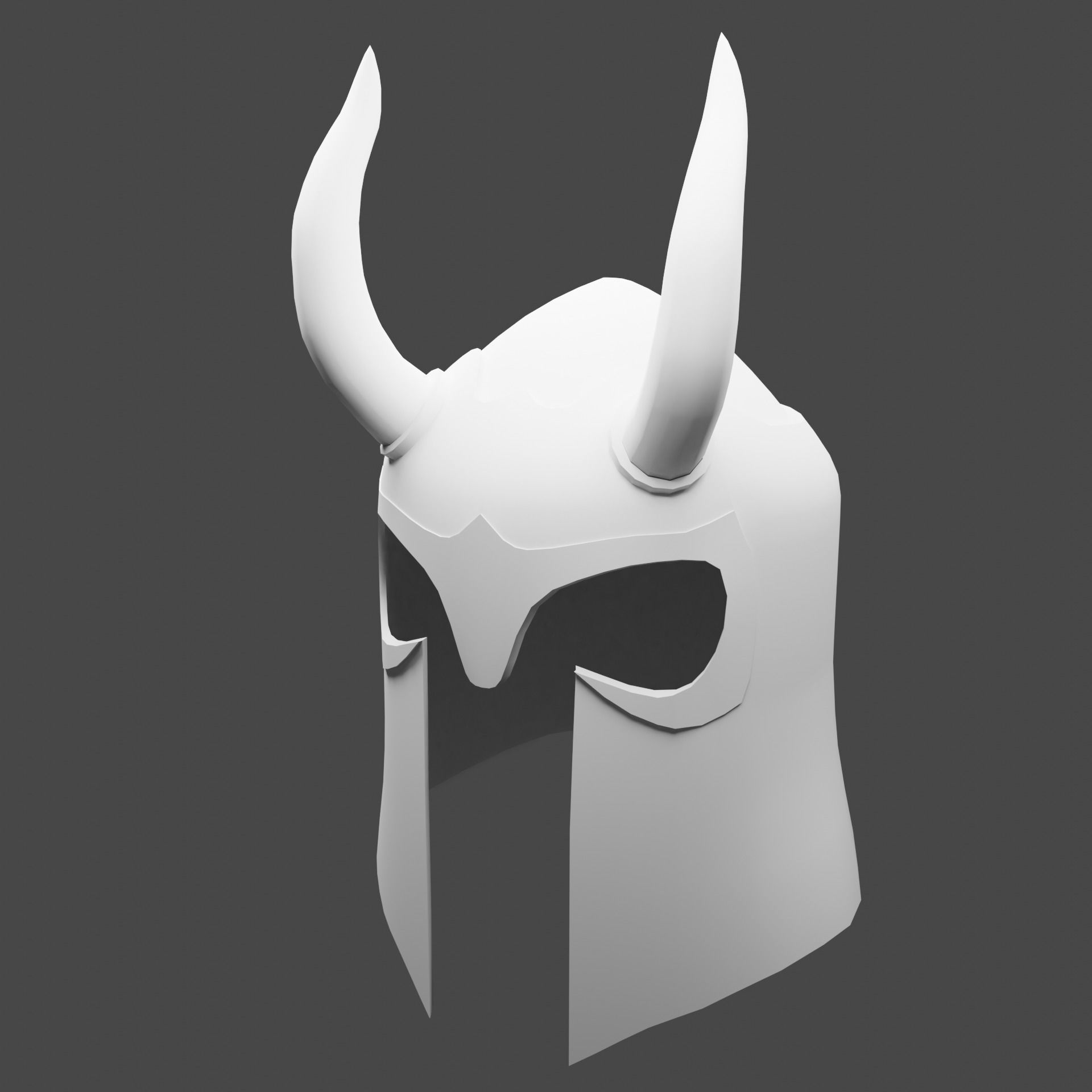 3D model Realistick knights helmet PBR lowpoly game ready model VR