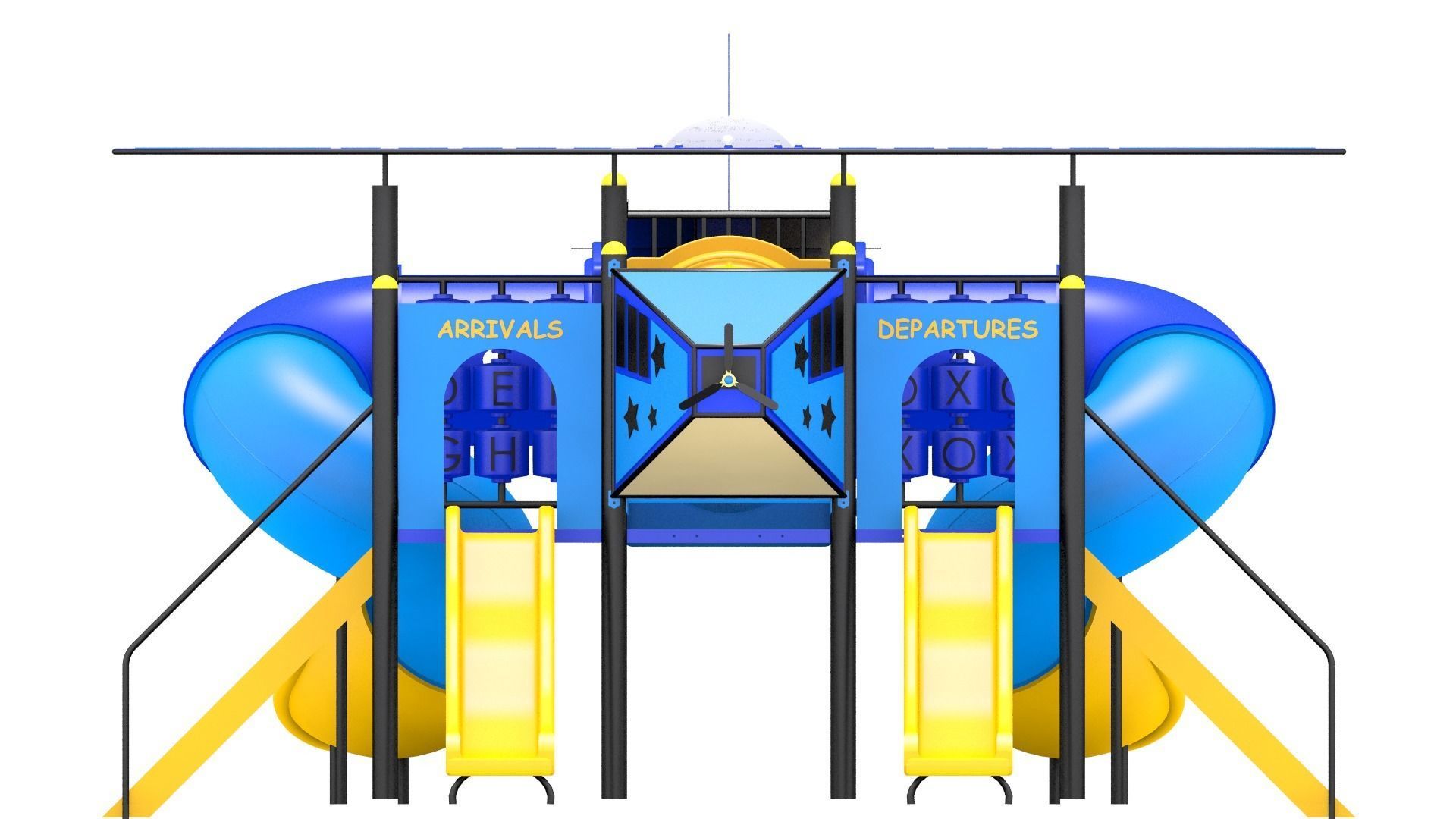 Airplane Playground 3D model CGTrader