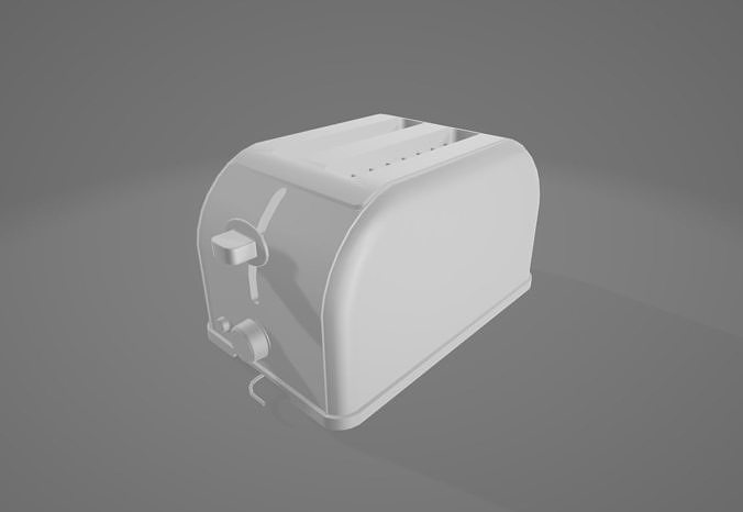3D model toster VR / AR / low-poly | CGTrader
