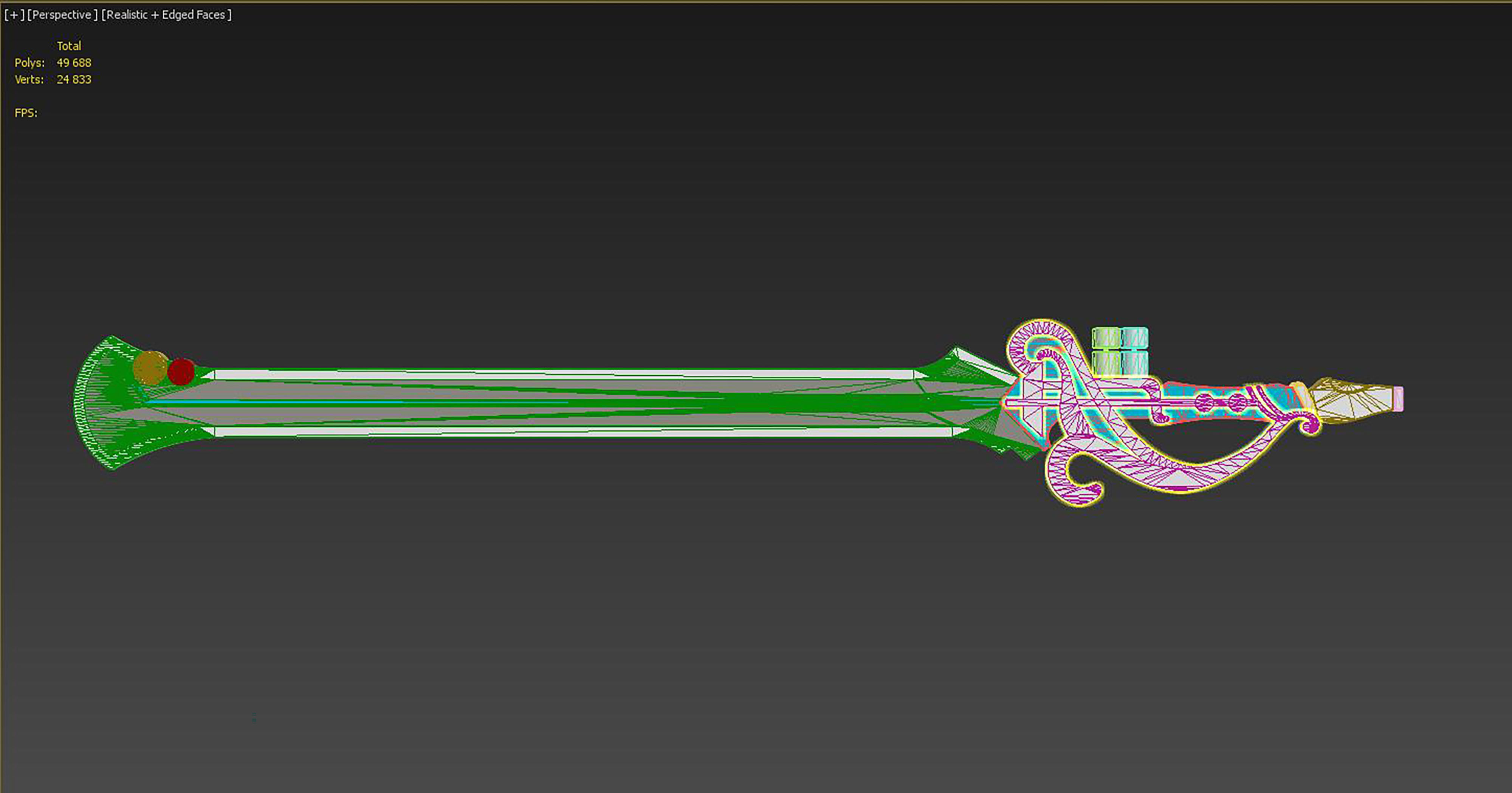 Genshin Impact Kaeya Traveler Jean Keqing The Flute Sword 3D model 3D