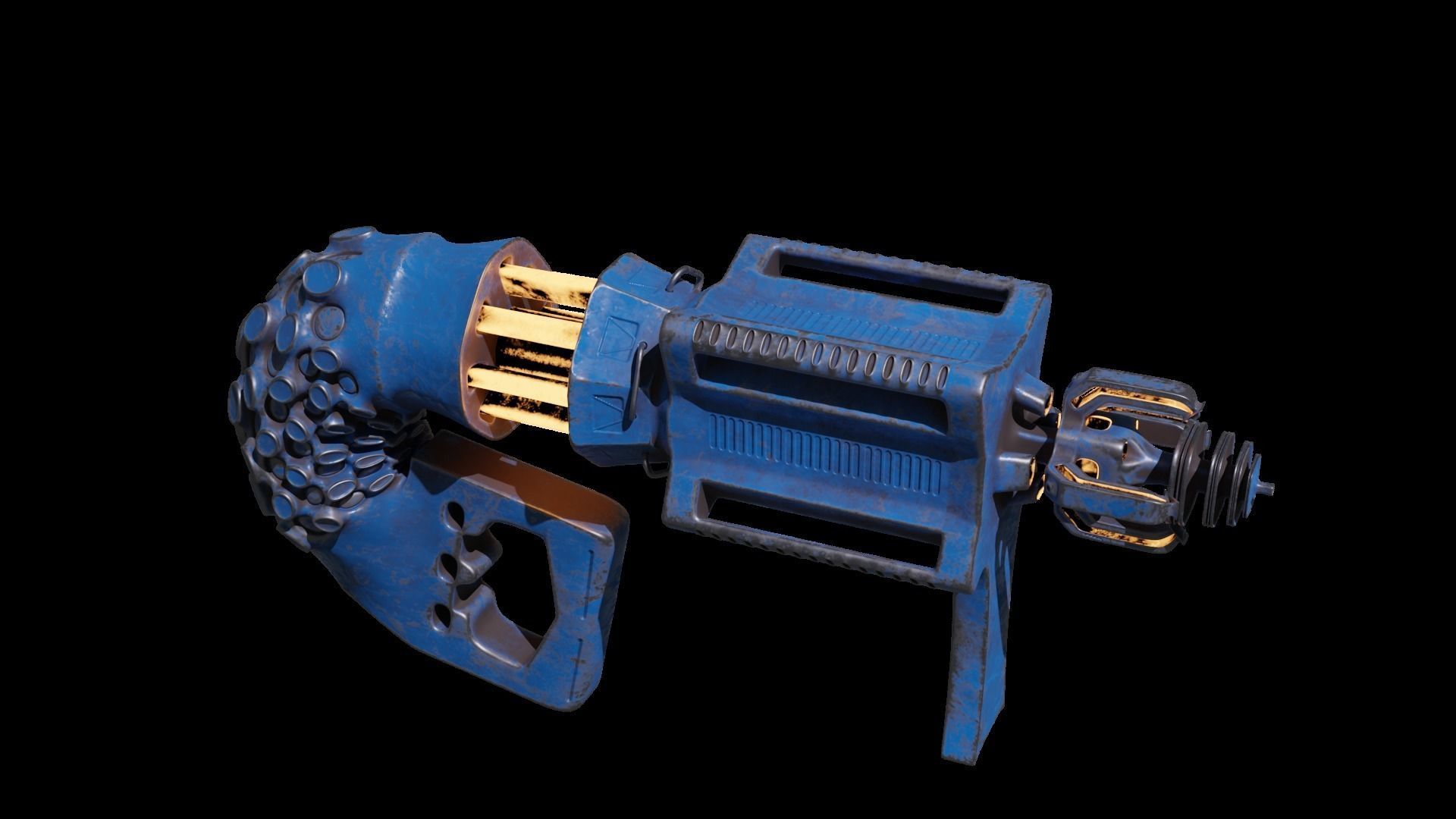 Alien weapon sci fi 3D model | CGTrader