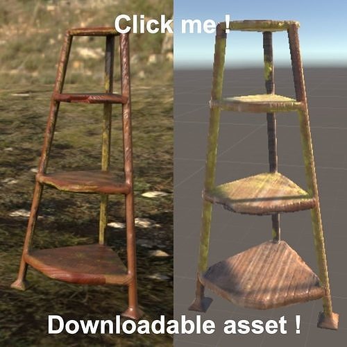 3D model Stacked shelf TEXTURED VR / AR / lowpoly CGTrader