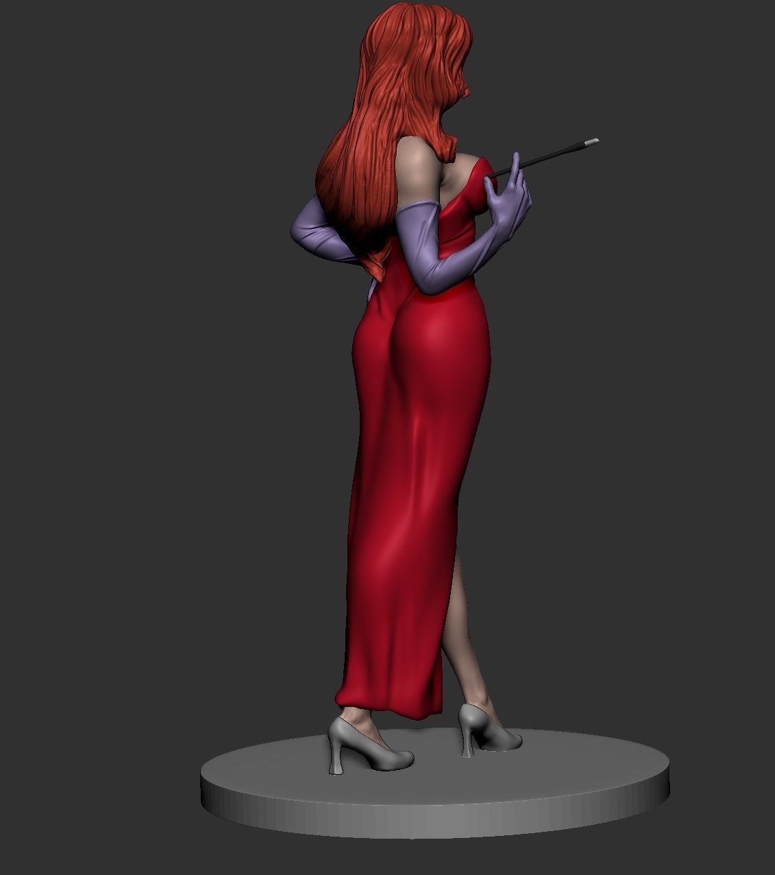 Jessica Rabbit Render Jessica Rabbit 3D model 3D printable | CGTrader