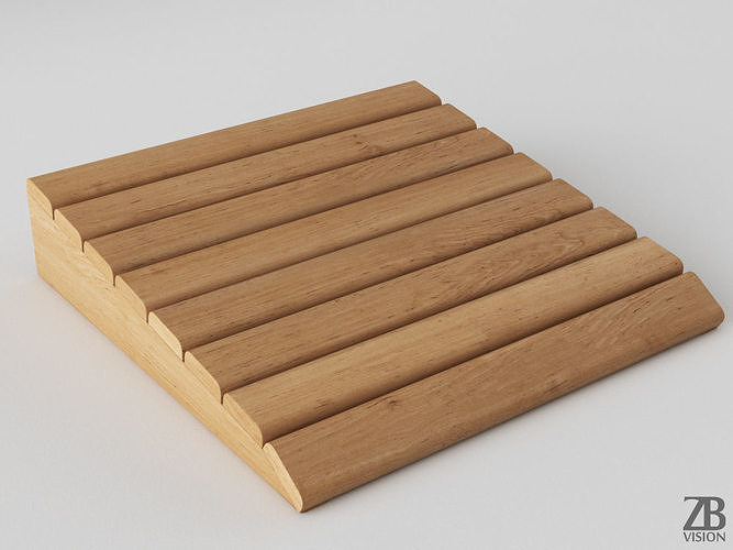 Sauna Pillow Backrest 3D model