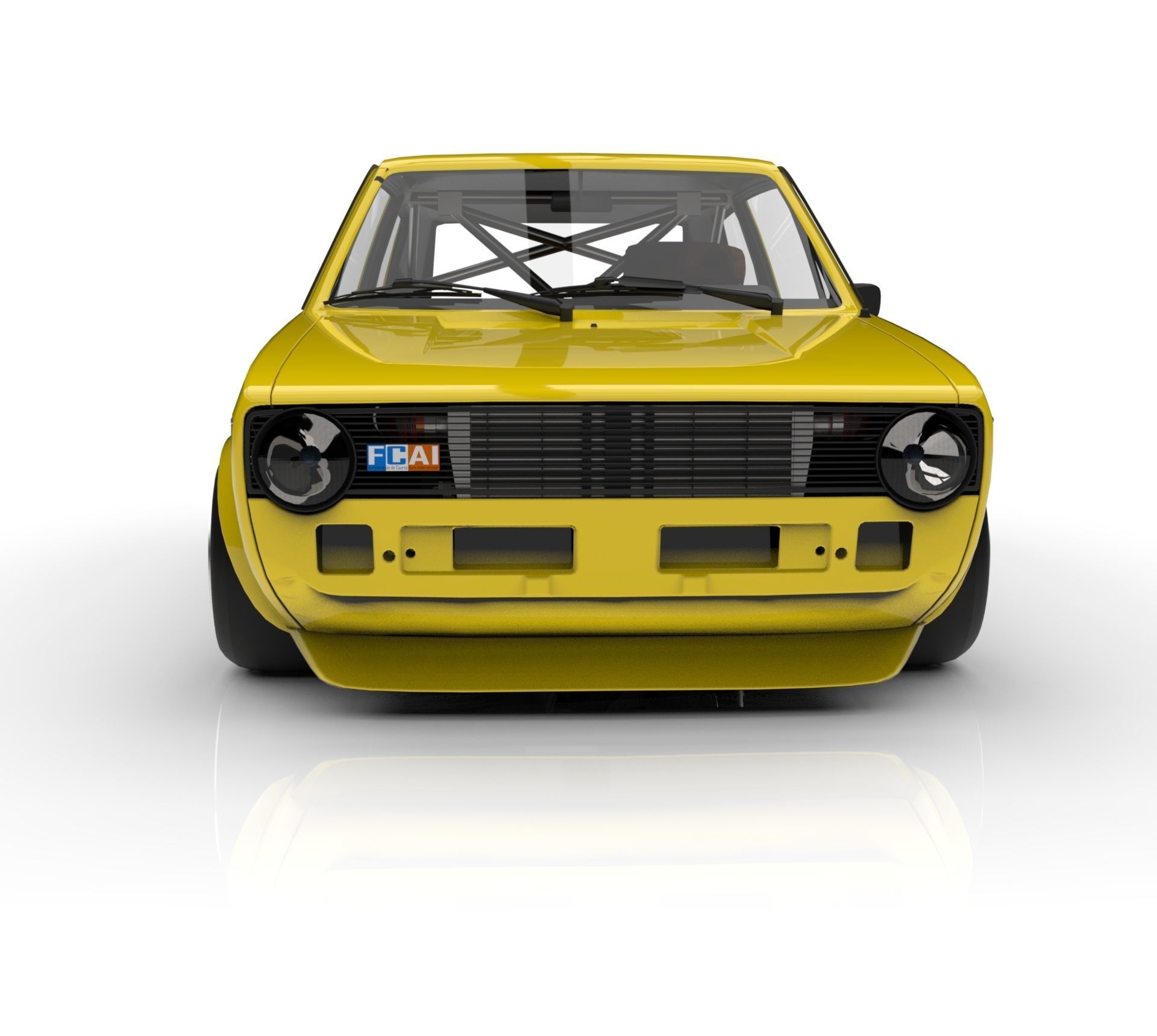 Volkswagen Golf Mk1 Racer 3D model | CGTrader