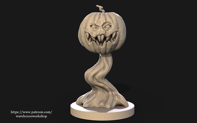 Pumpkin free 3D model 3D printable | CGTrader