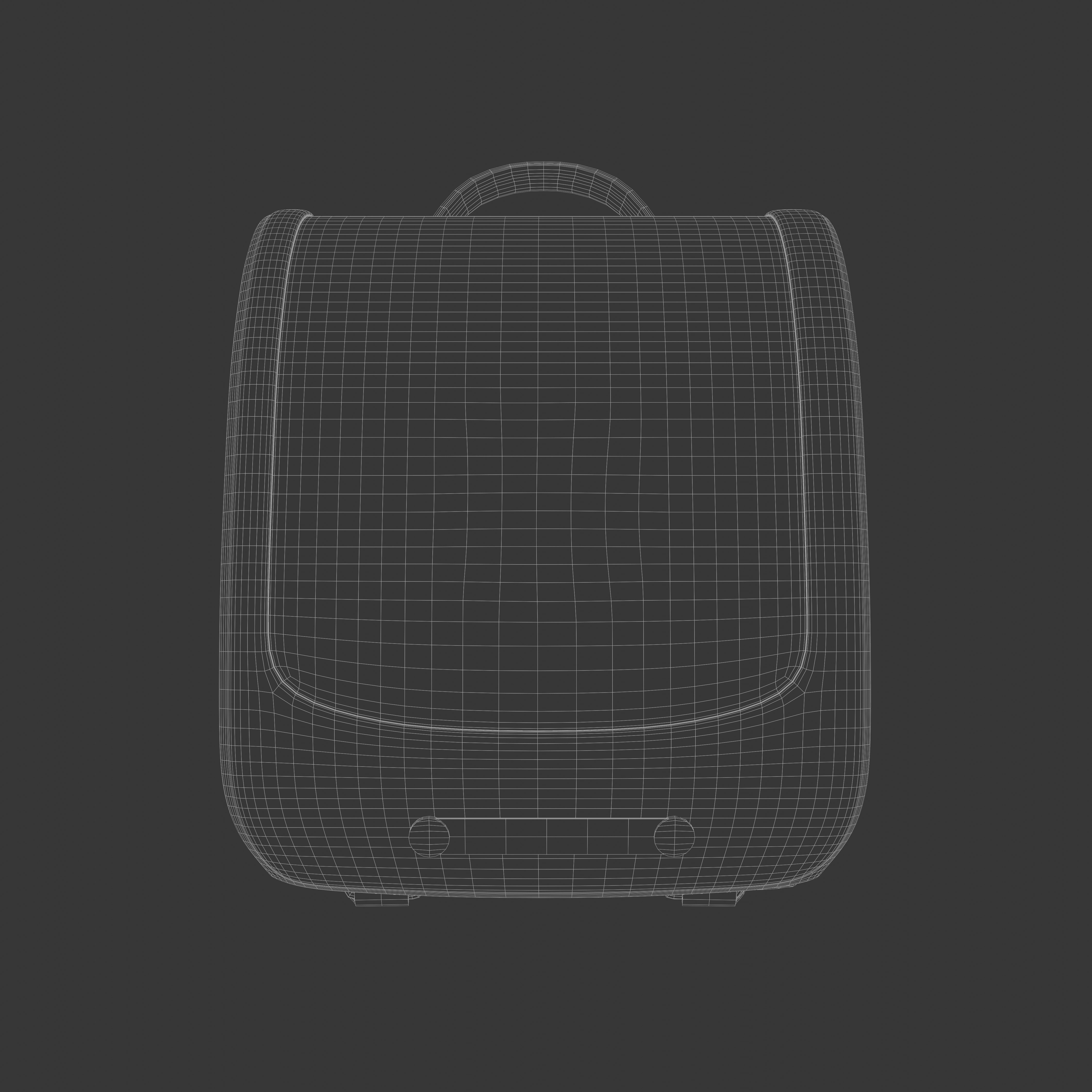 school bag backpack japanese style v1 3D model CGTrader