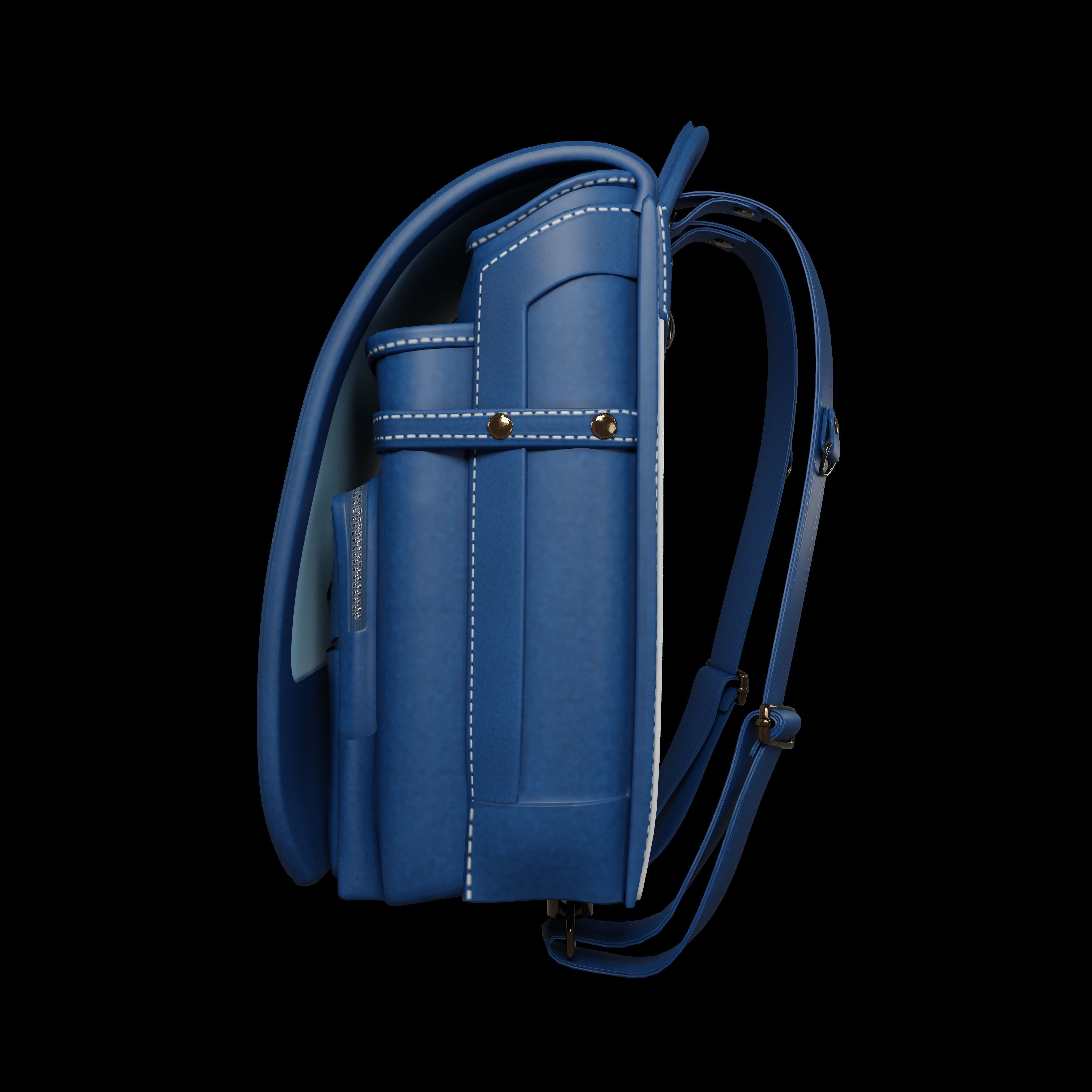 school bag backpack japanese style v1 3D model CGTrader
