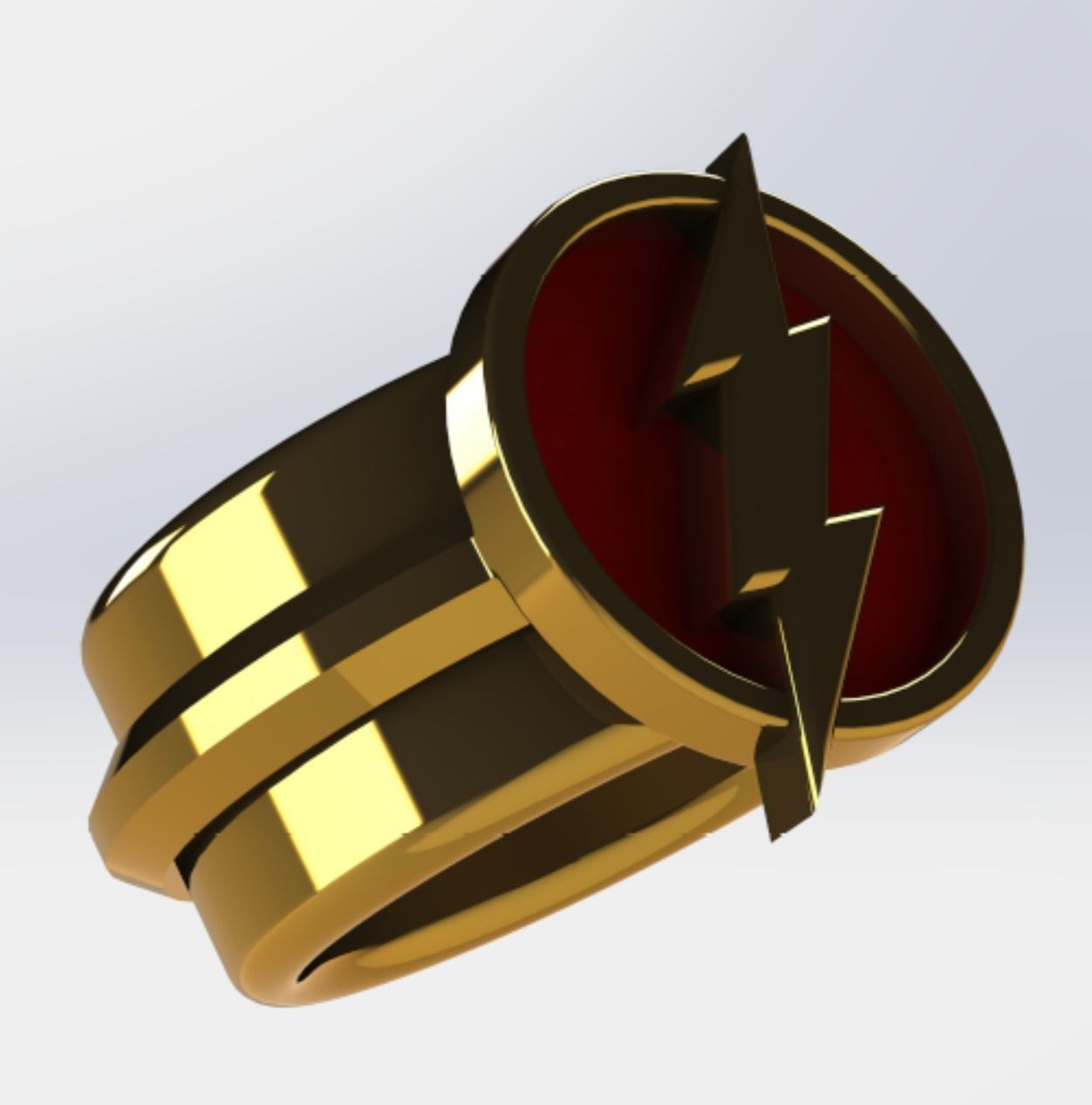 Flash ring 3D model 3D printable CGTrader