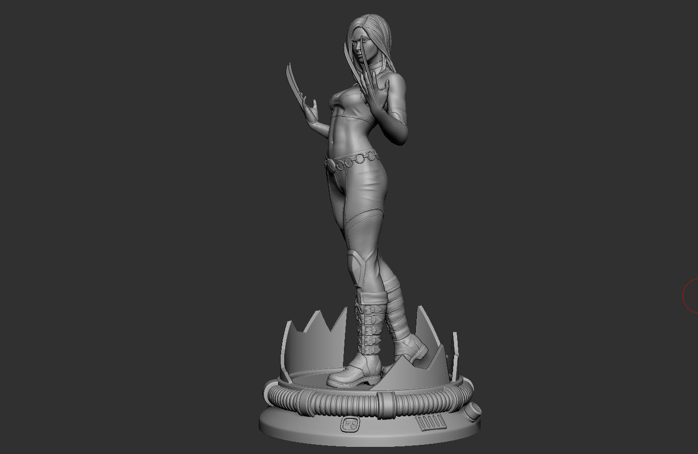 X23 Statue Figure 3D model 3D printable CGTrader