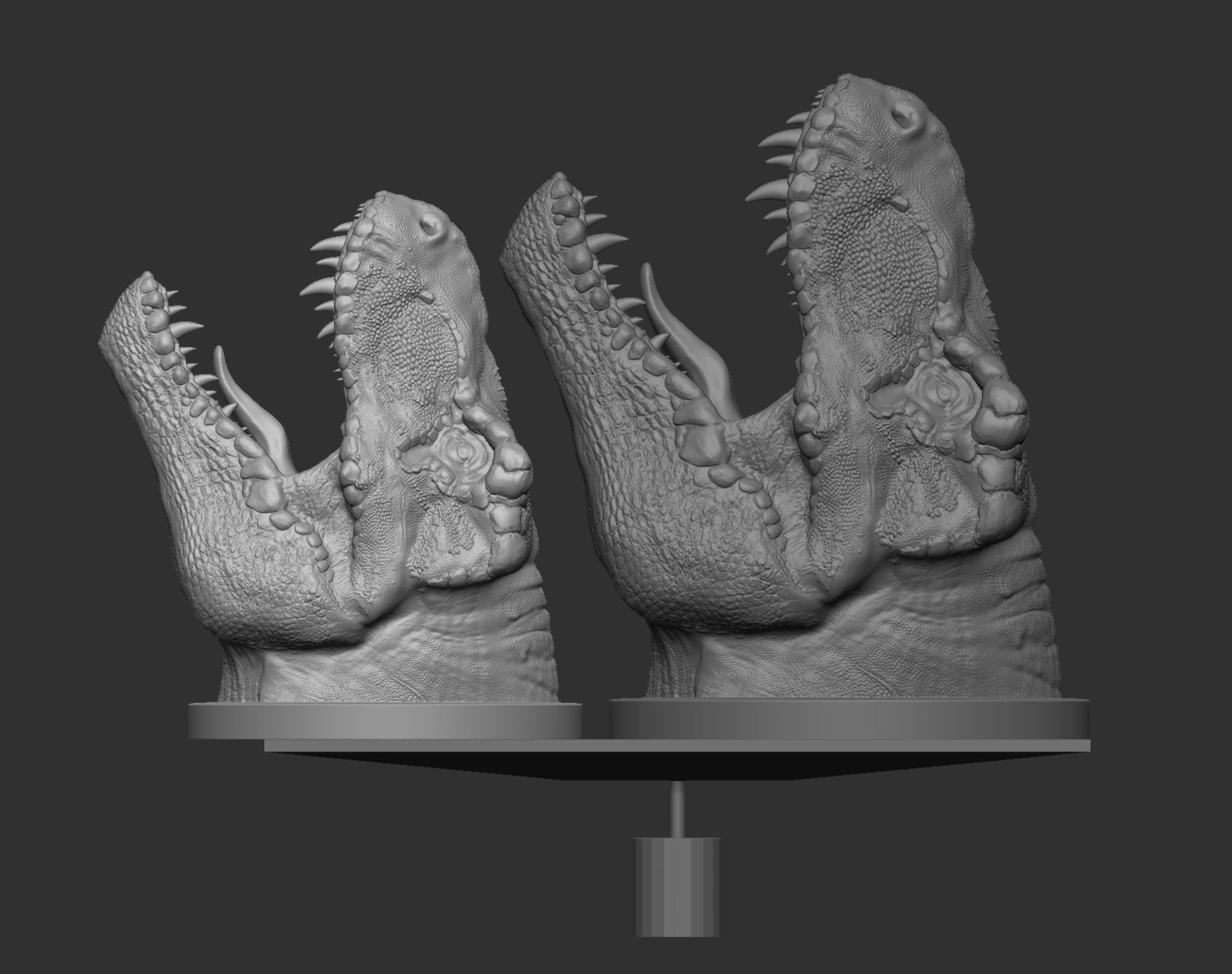 T Rex Wacom Pen Holder 3D Model 3D Printable CGTrader