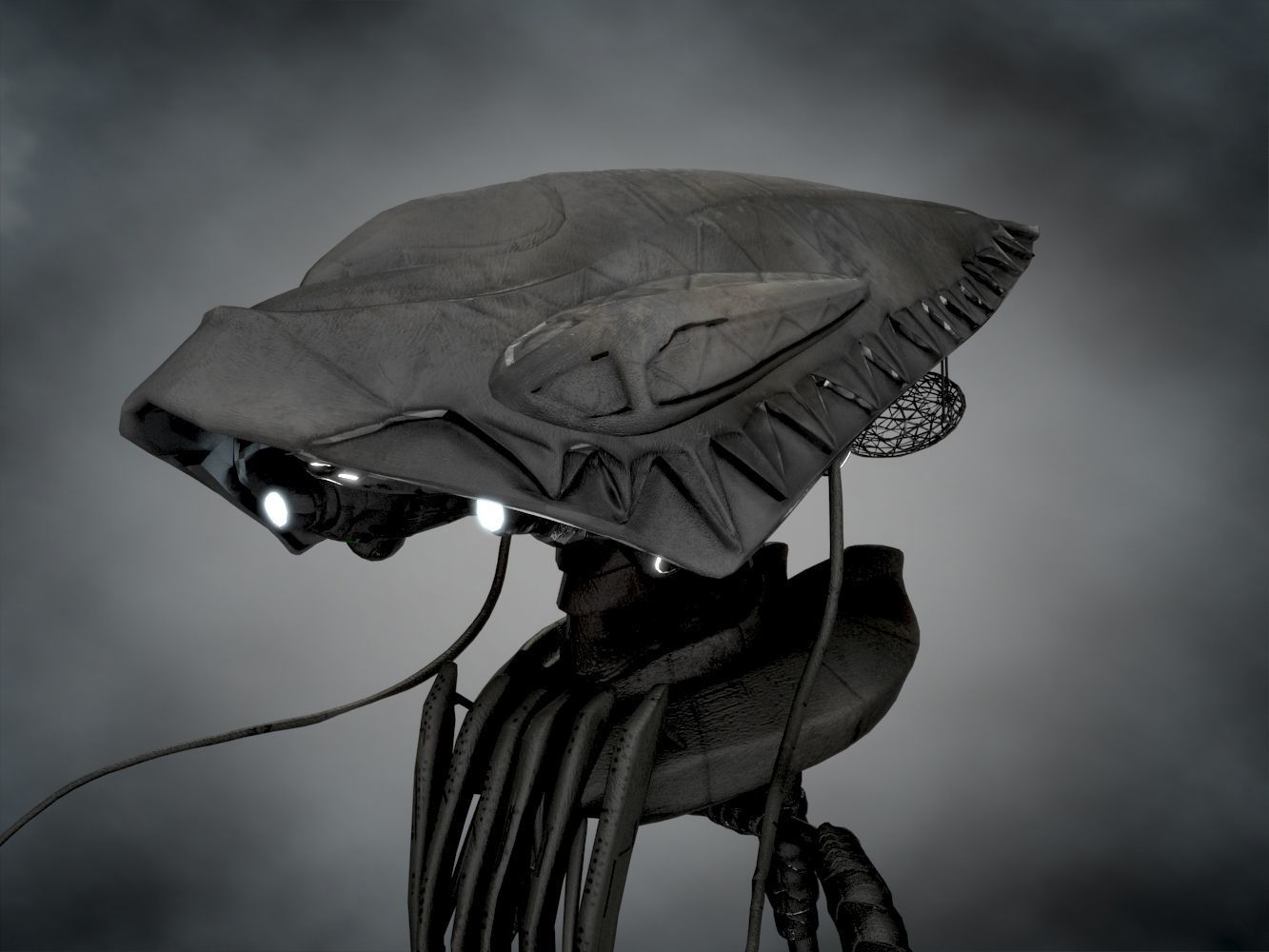 War Machine Alien Model 3D model Alien from War of the Worlds VR / AR / low-poly rigged | CGTrader