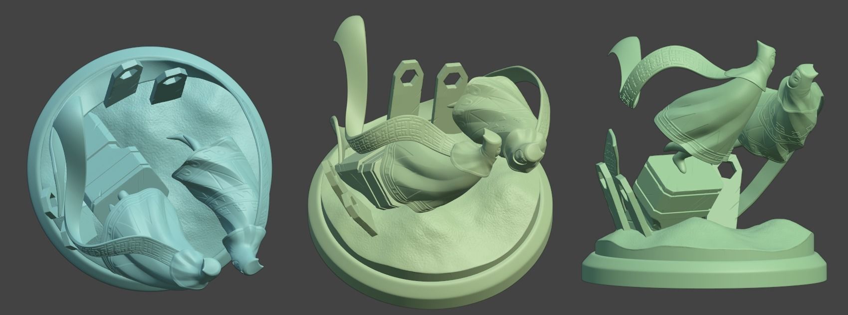 Diorama Journey through the desert 3D model 3D printable | CGTrader