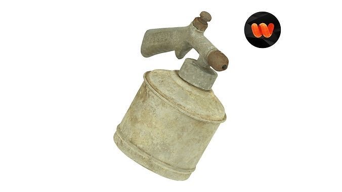 Old Spray Gun Raw Scanned 3D model