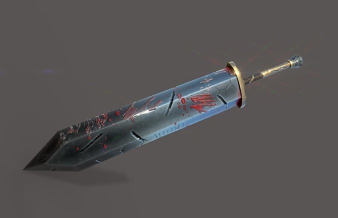 SWORD-fully game ready PBR Low-poly 3D model