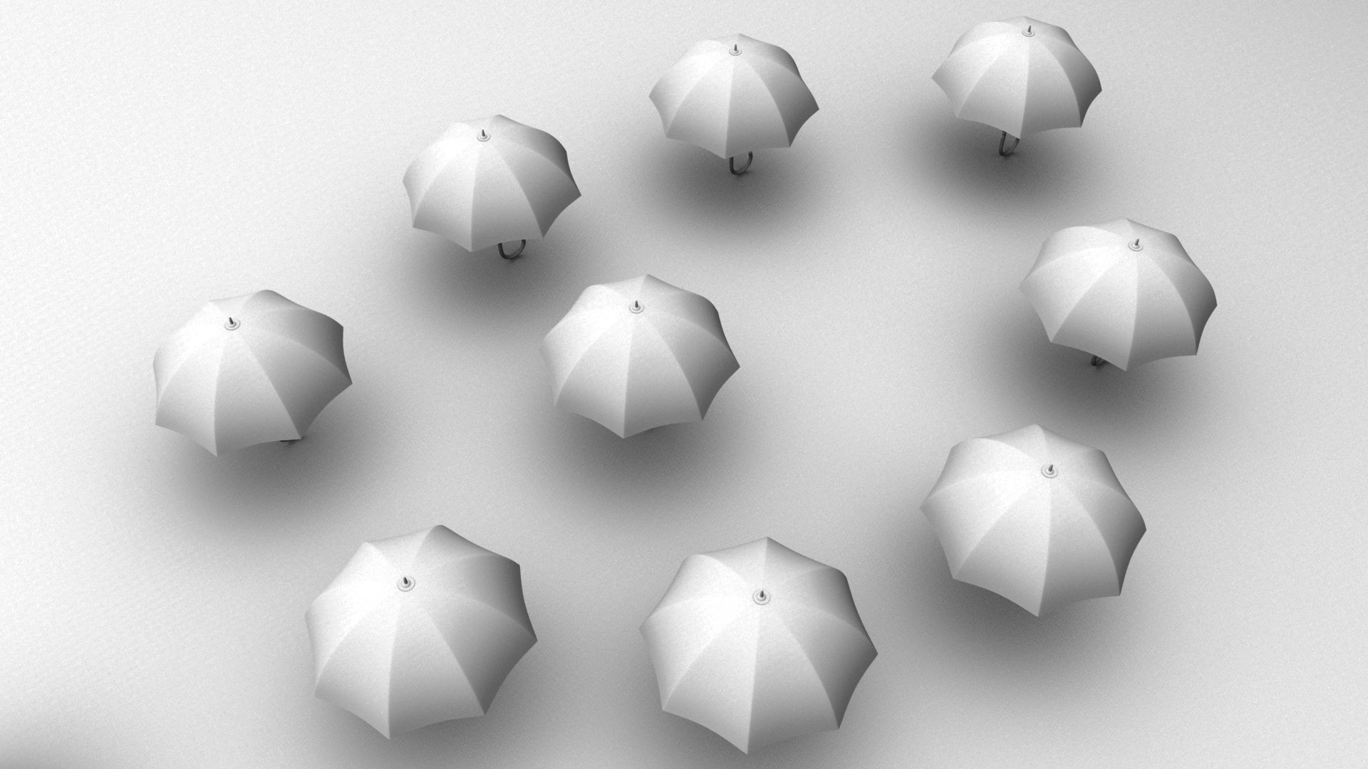 Lowpoly Umbrella Model 3D model CGTrader