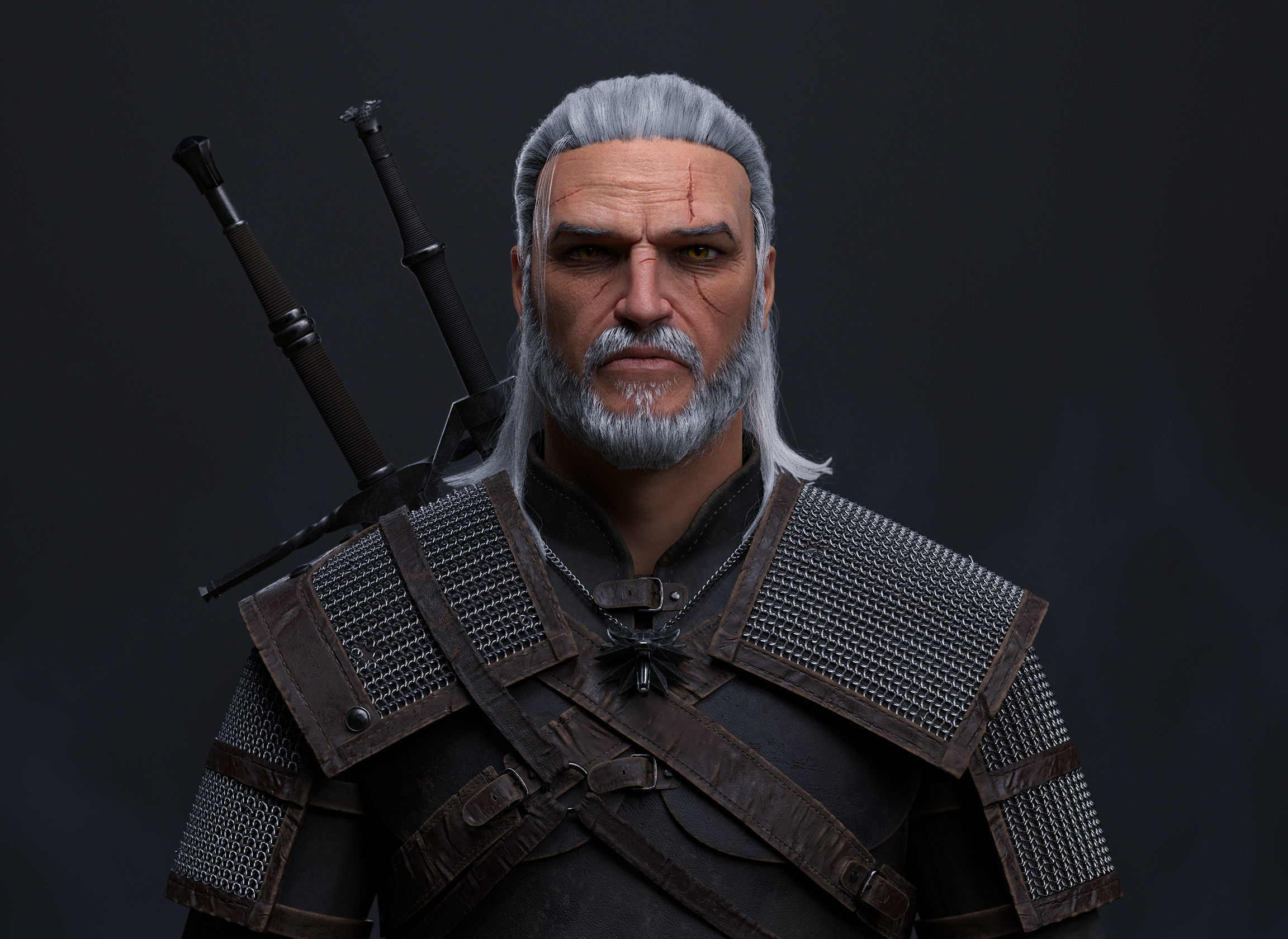 The Witcher - Geralt of rivia - 3D model 3D model | CGTrader