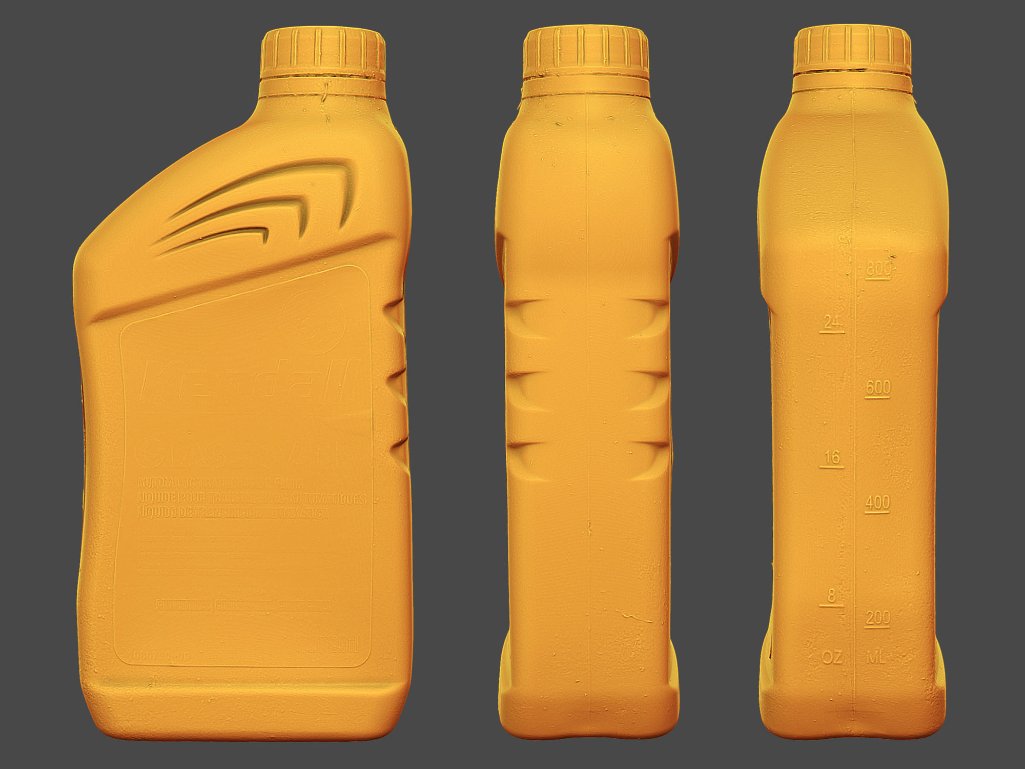 Transmission Fluid Bottle 3D model CGTrader