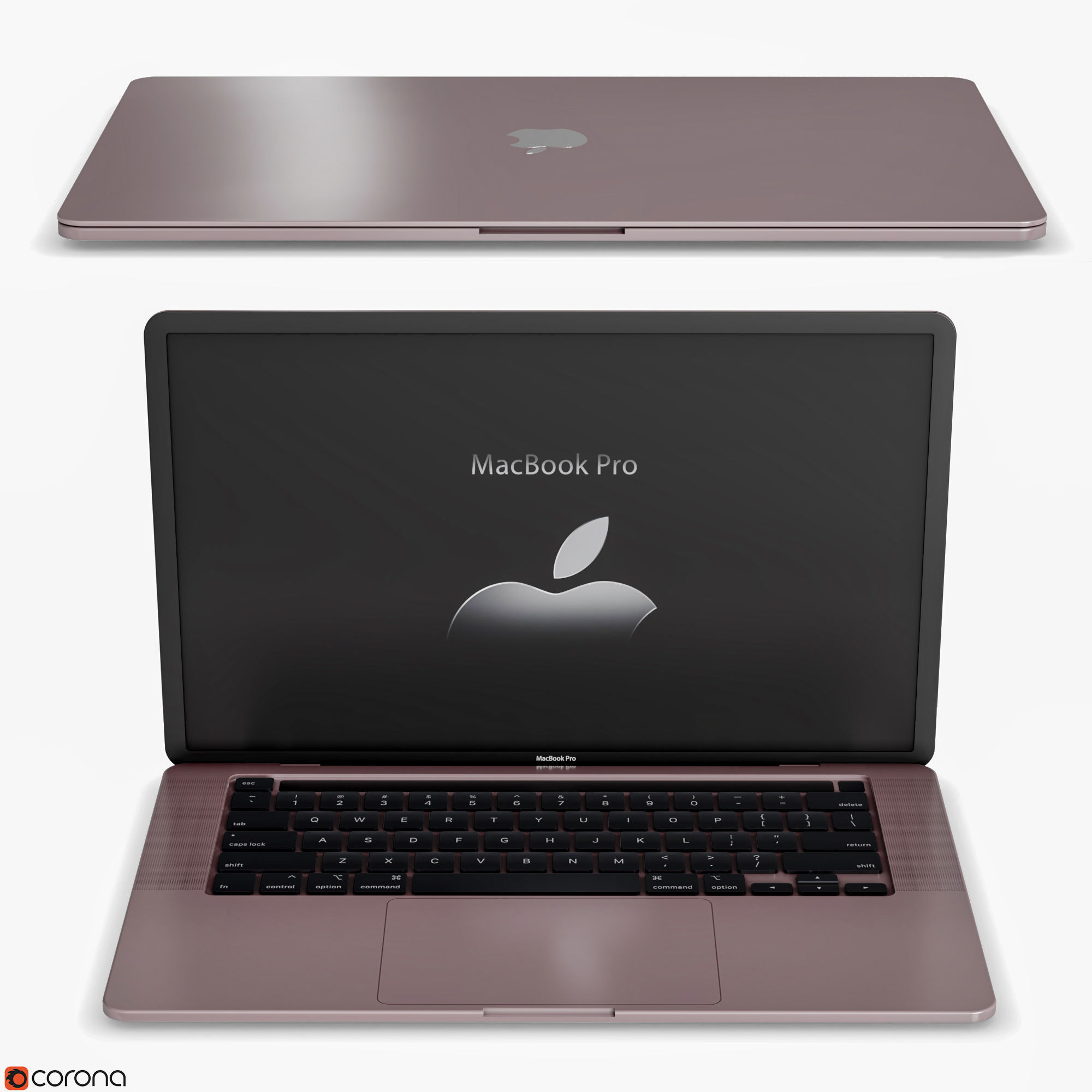 MacBook Pro All Colors 3D model | CGTrader