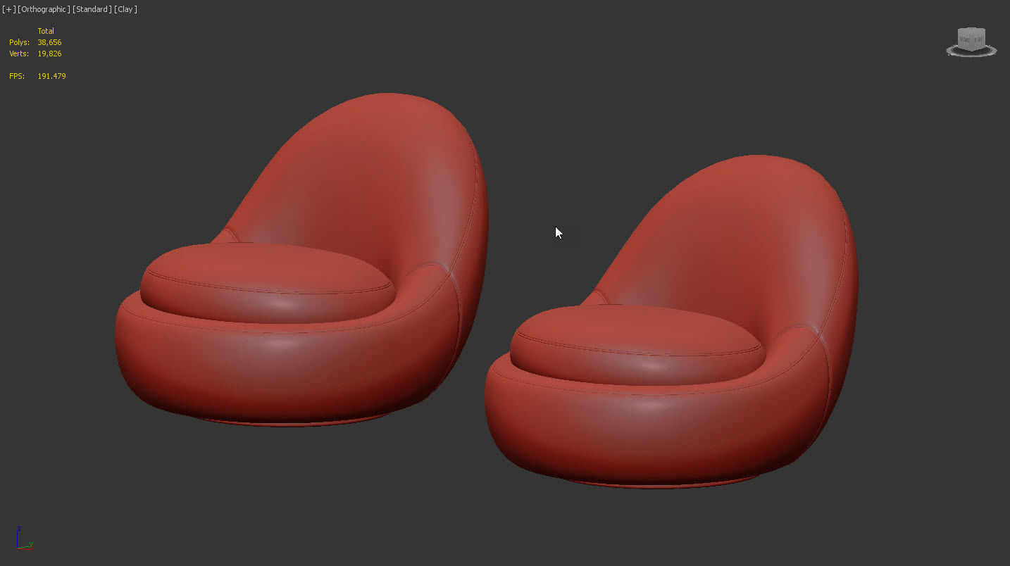Babette Lounge Chair by Sofa Company 3D model CGTrader