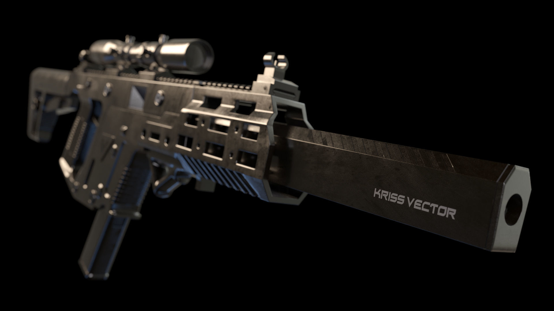 Kriss Vector CRB 2020 3D model | CGTrader