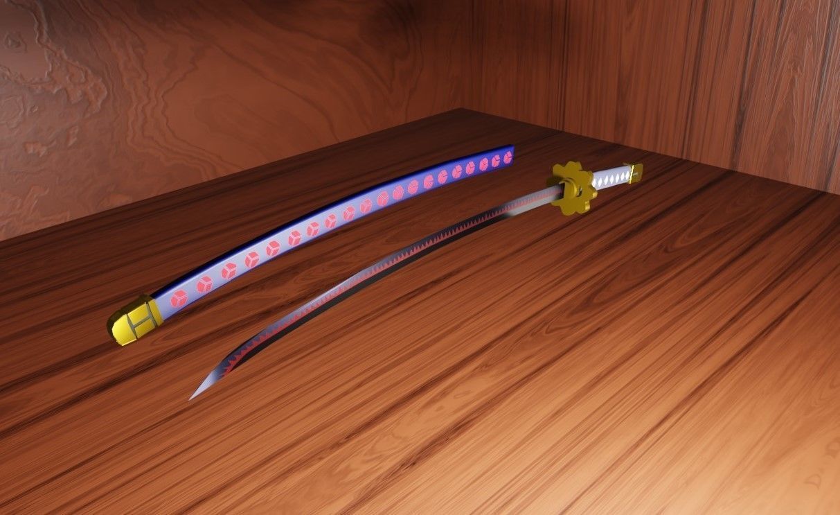 3D model One Piece - Shusui - Zoro sword VR / AR / low-poly | CGTrader