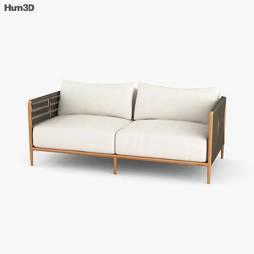 Brown Jordan Maldives Loveseat 3D model