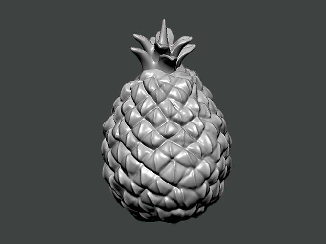 3D Model-PINEAPPLE0001 pineapple 3D model 3D printable | CGTrader
