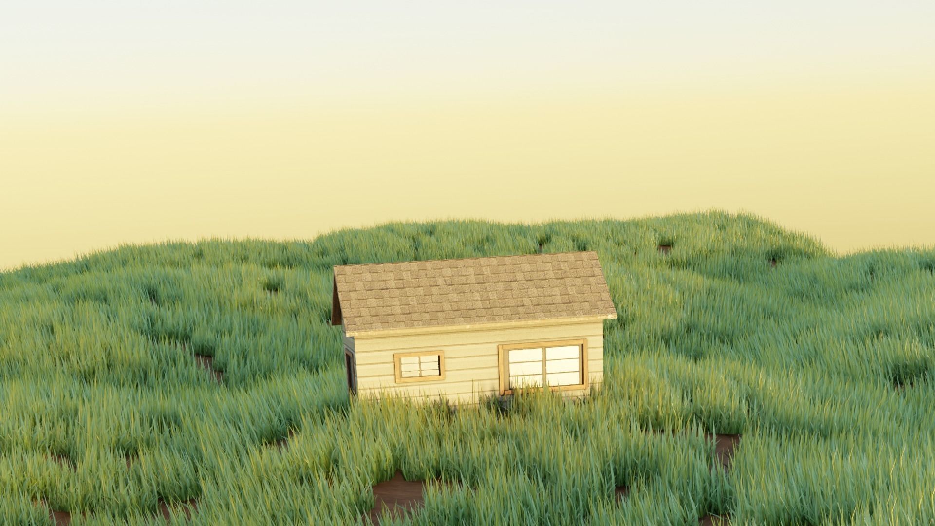 Blender Home in Nature 3D model CGTrader