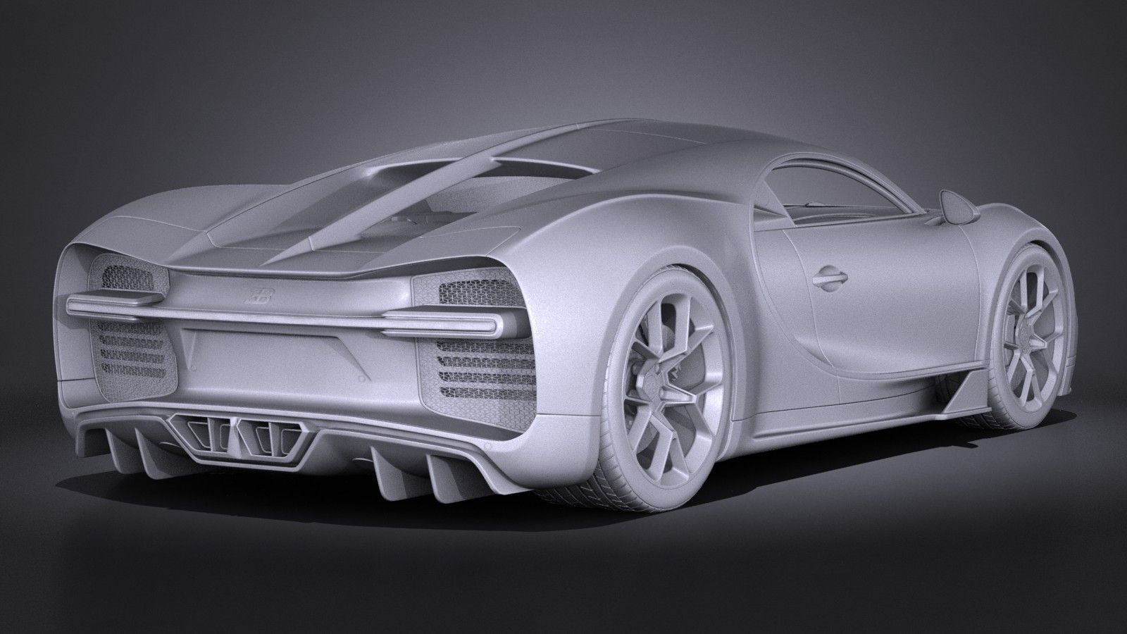 Bugatti chiron 3d model