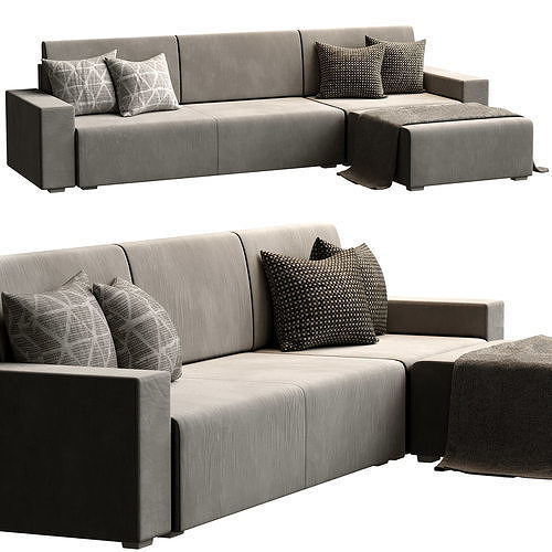 JYSK Corner Sofa 3D model CGTrader