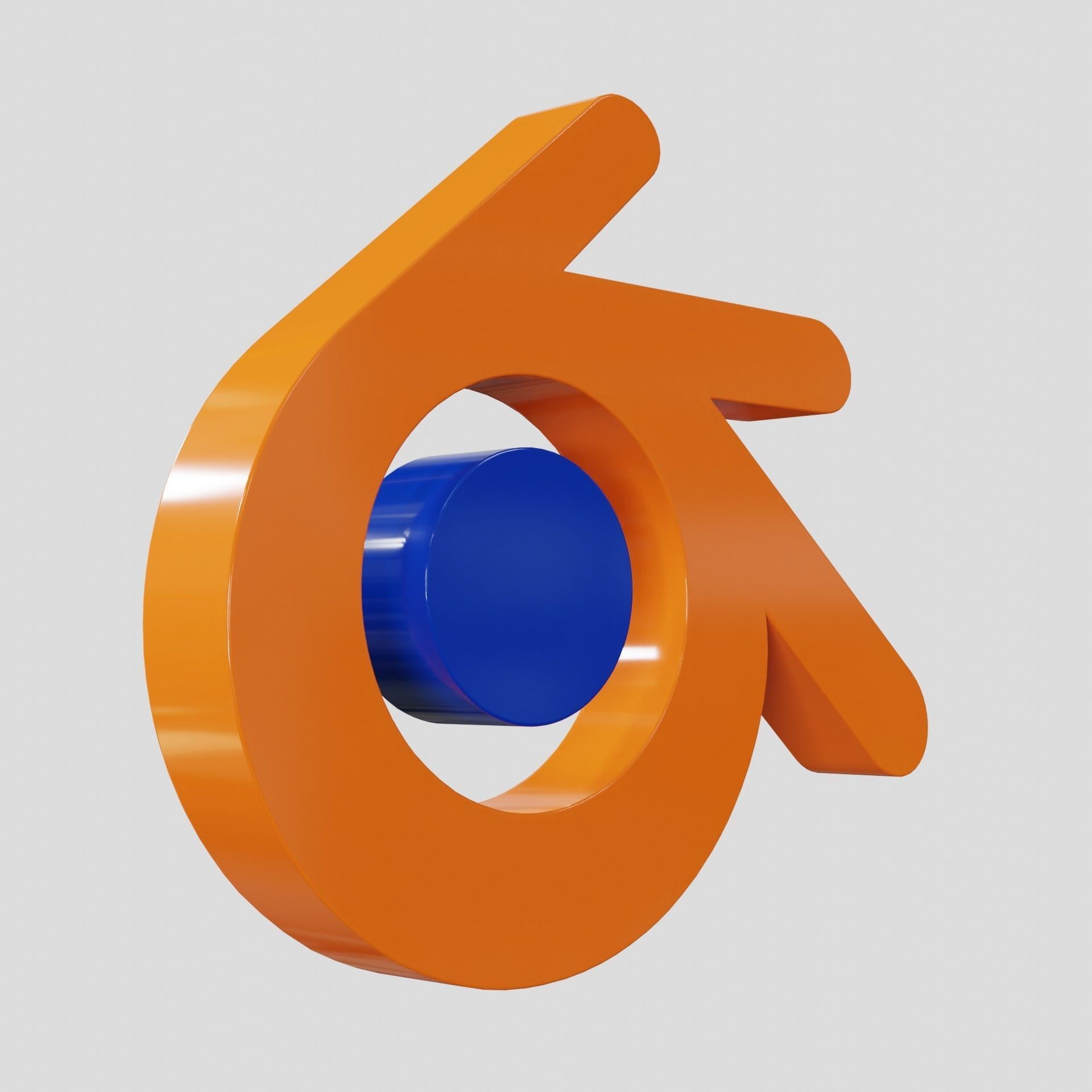 Free 3d Blender Logo free 3D model animated CGTrader