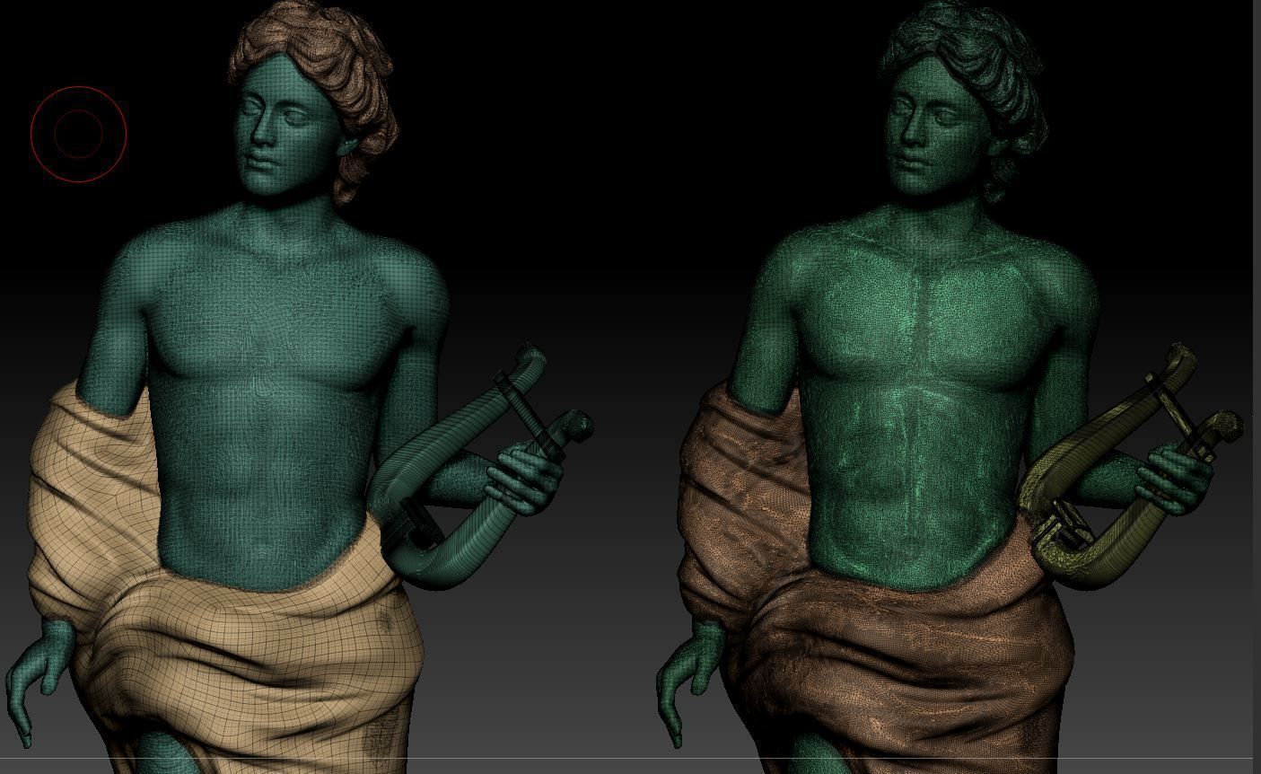Apollo Statue 3D model | CGTrader