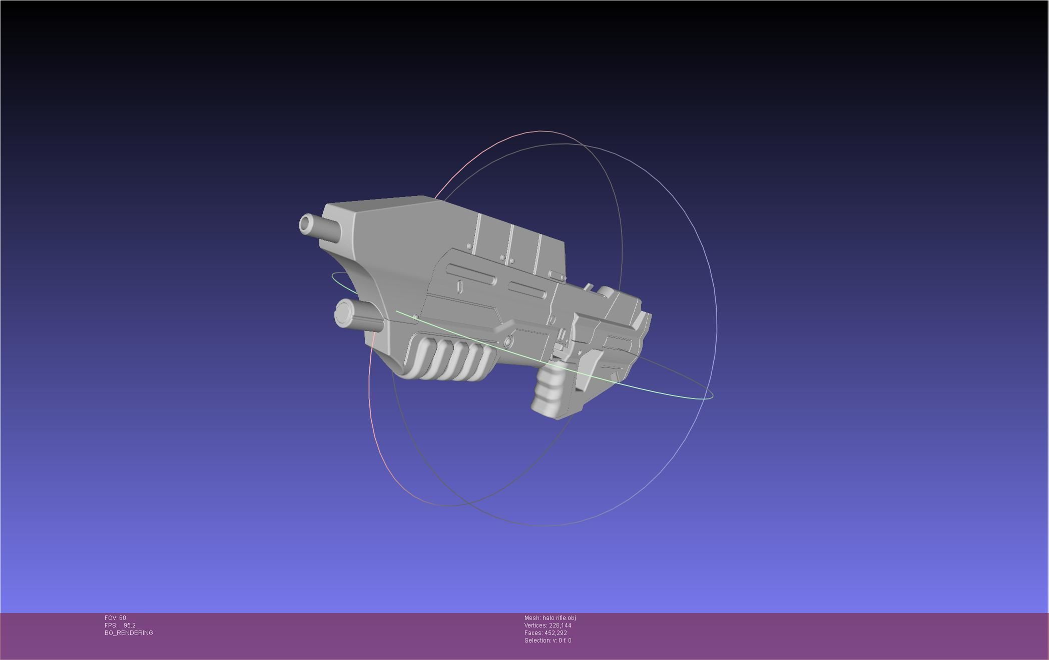 HALO Assault Rifle MA5B Basic Model 3D model | CGTrader