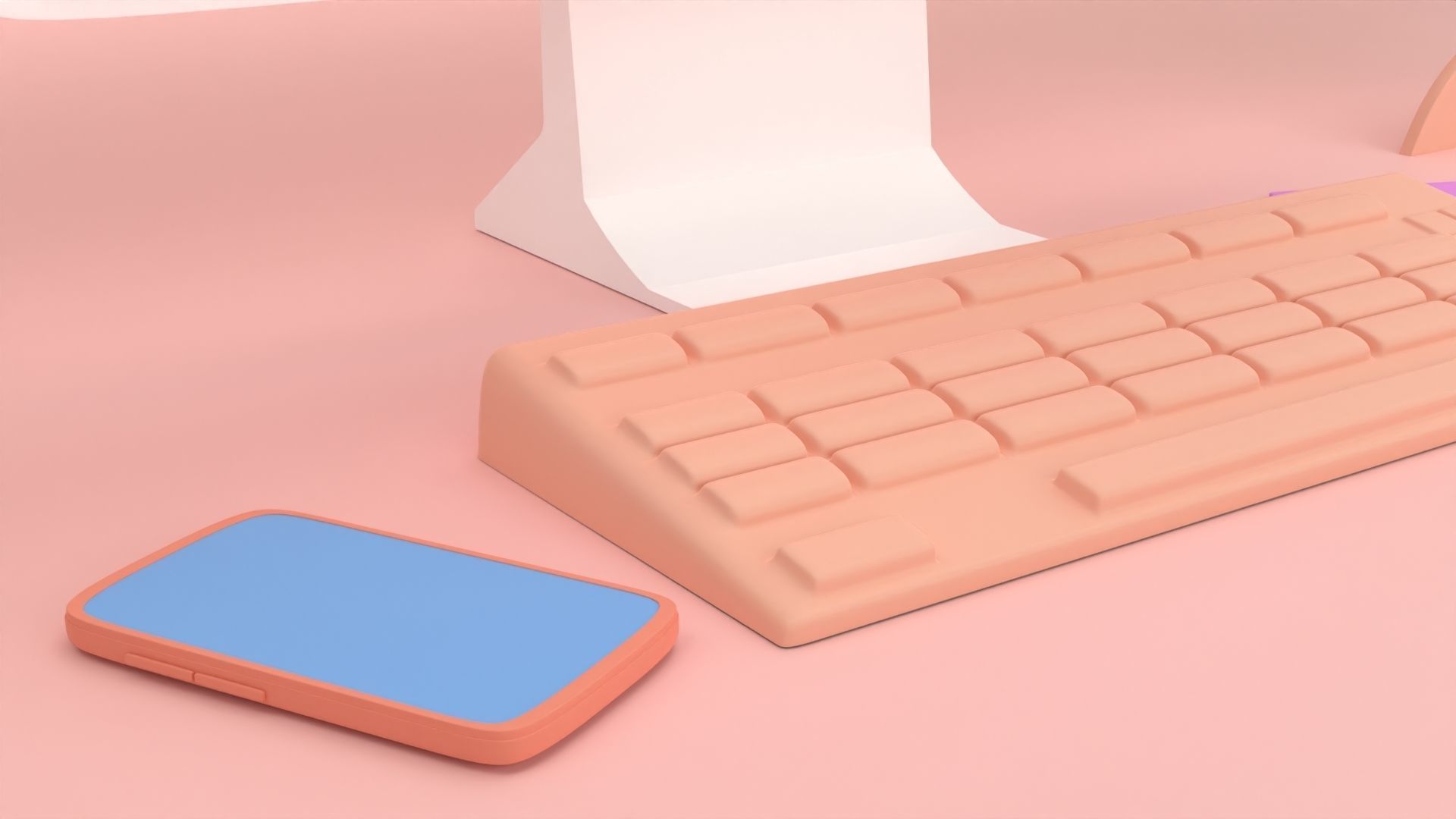 toy desktop computer 3D model animated CGTrader