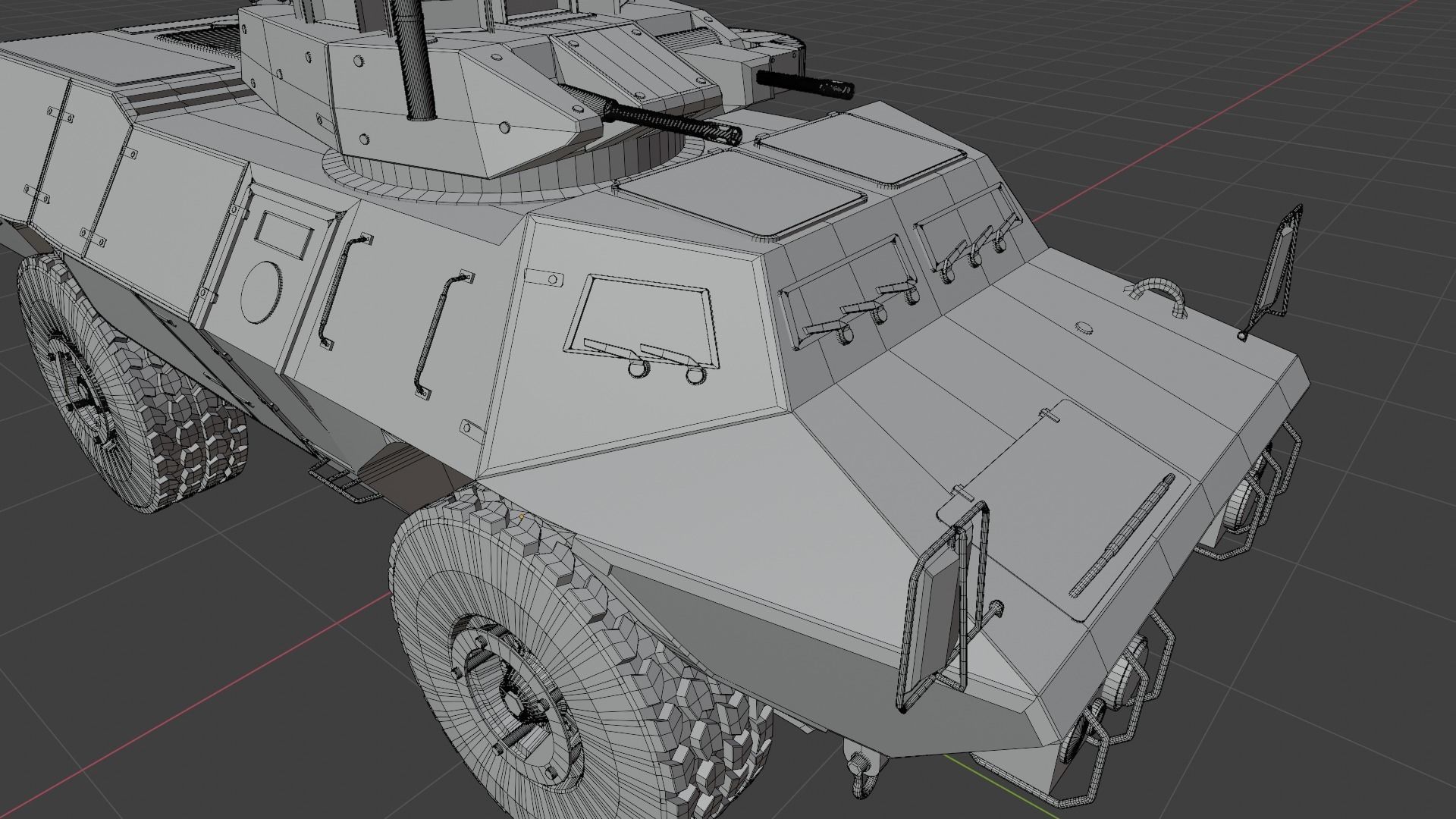 3D model M117 Guardian Armored Security Vehicle VR / AR / low-poly ...