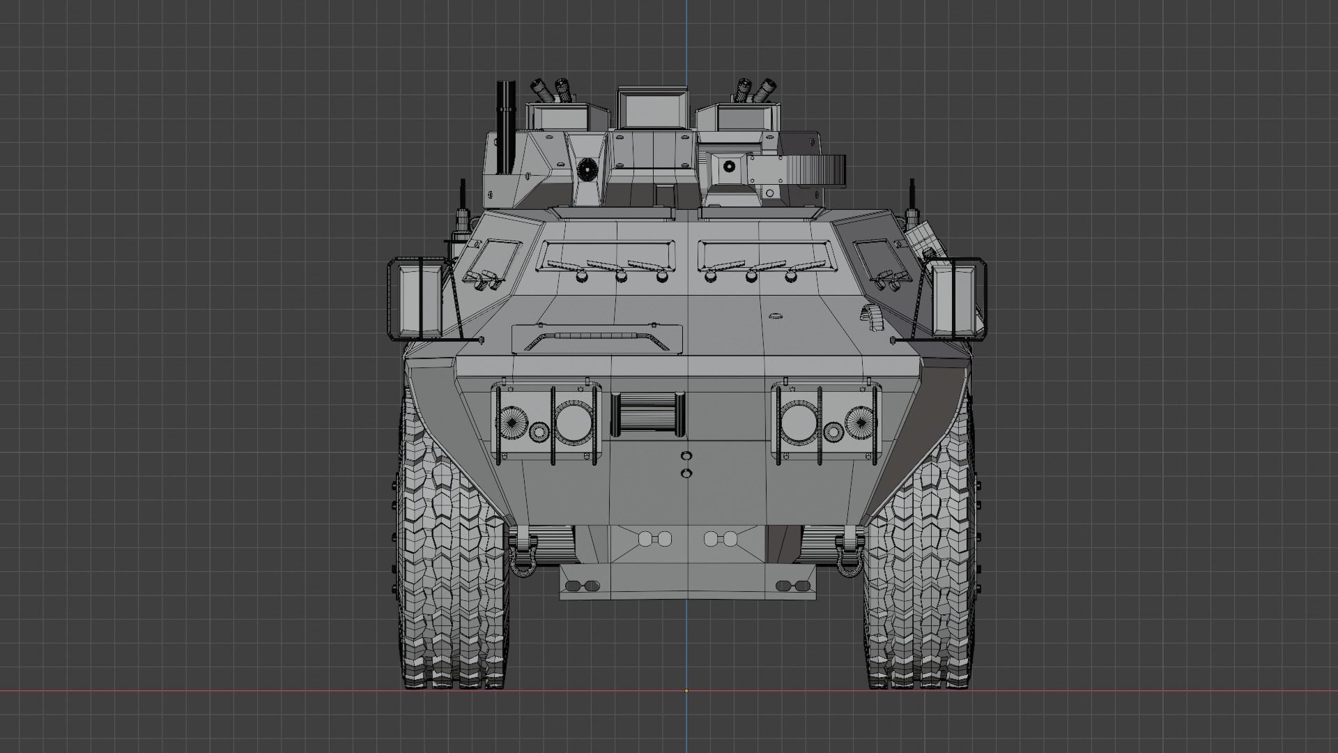 3D model M117 Guardian Armored Security Vehicle VR / AR / low-poly ...