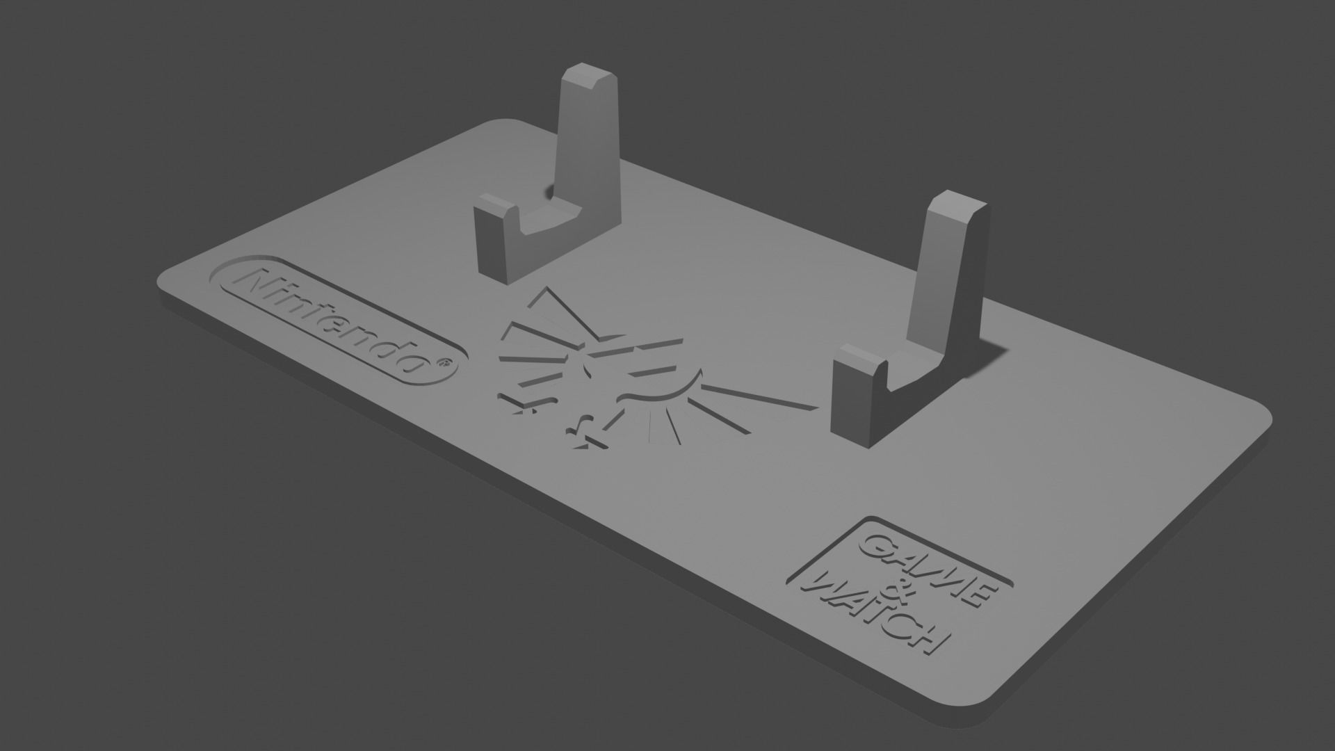 Zelda Game and Watch Stand for console Goddess Hylia 3D model CGTrader