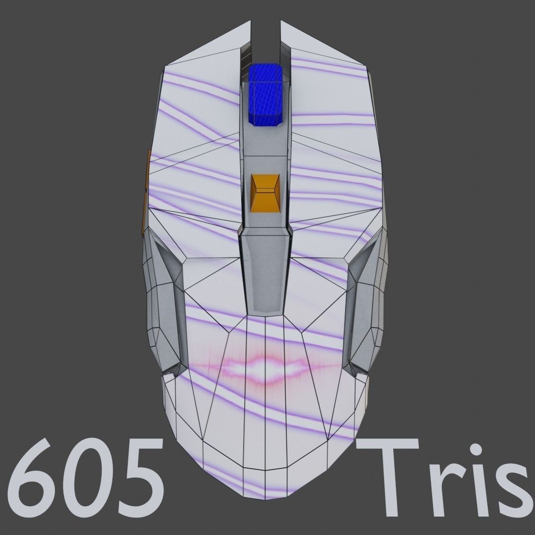 3D model Mouses Pack Low Poly Game Ready Model VR / AR / low-poly ...