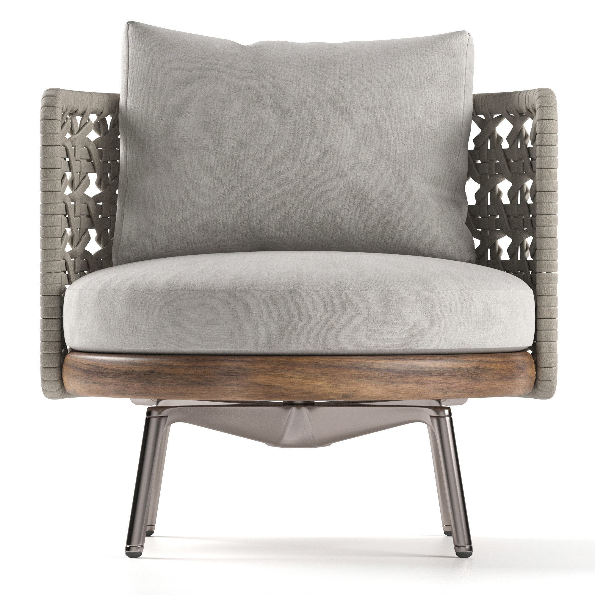 Torii Nest Outdoor Armchair By Minotti 3D model CGTrader