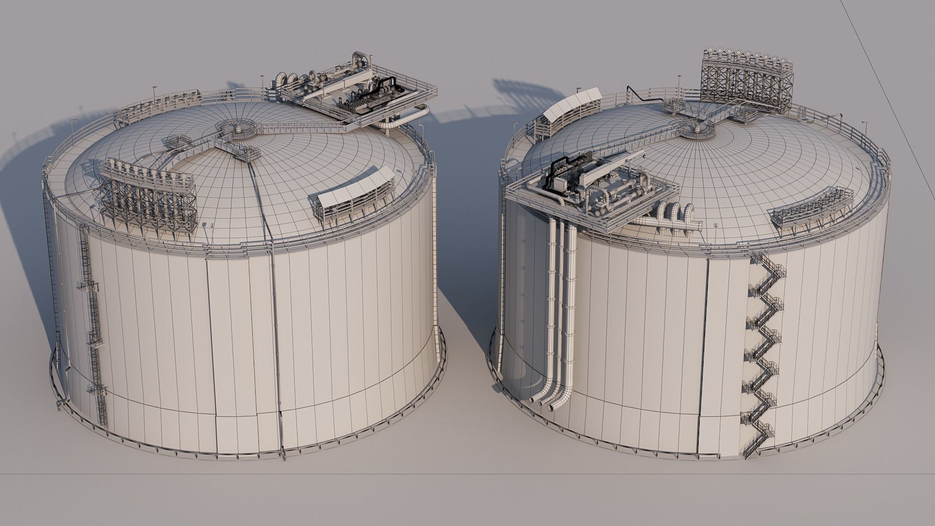 3D model Gas storage VR / AR / low-poly | CGTrader