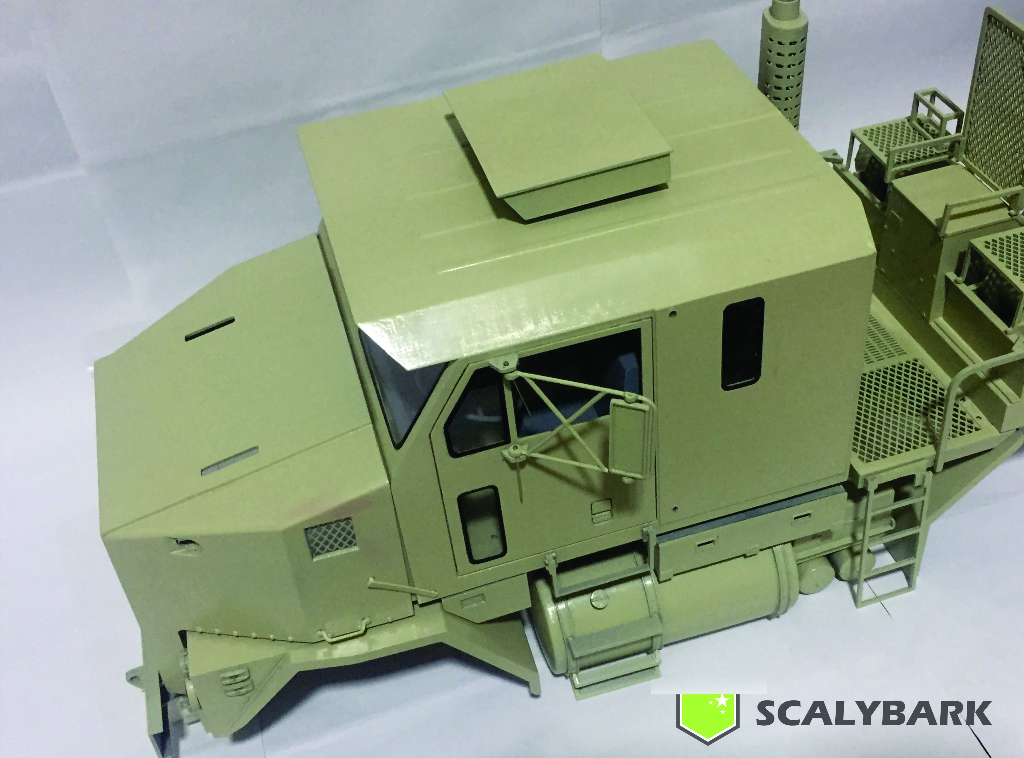 Oshkosh M1070 full model for RC chassis 3D model 3D printable CGTrader