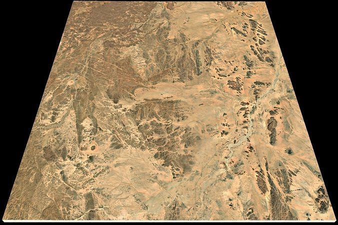 Mecca and the Red Sea coast of Saudi Arabia - tile n20 e42 3D model