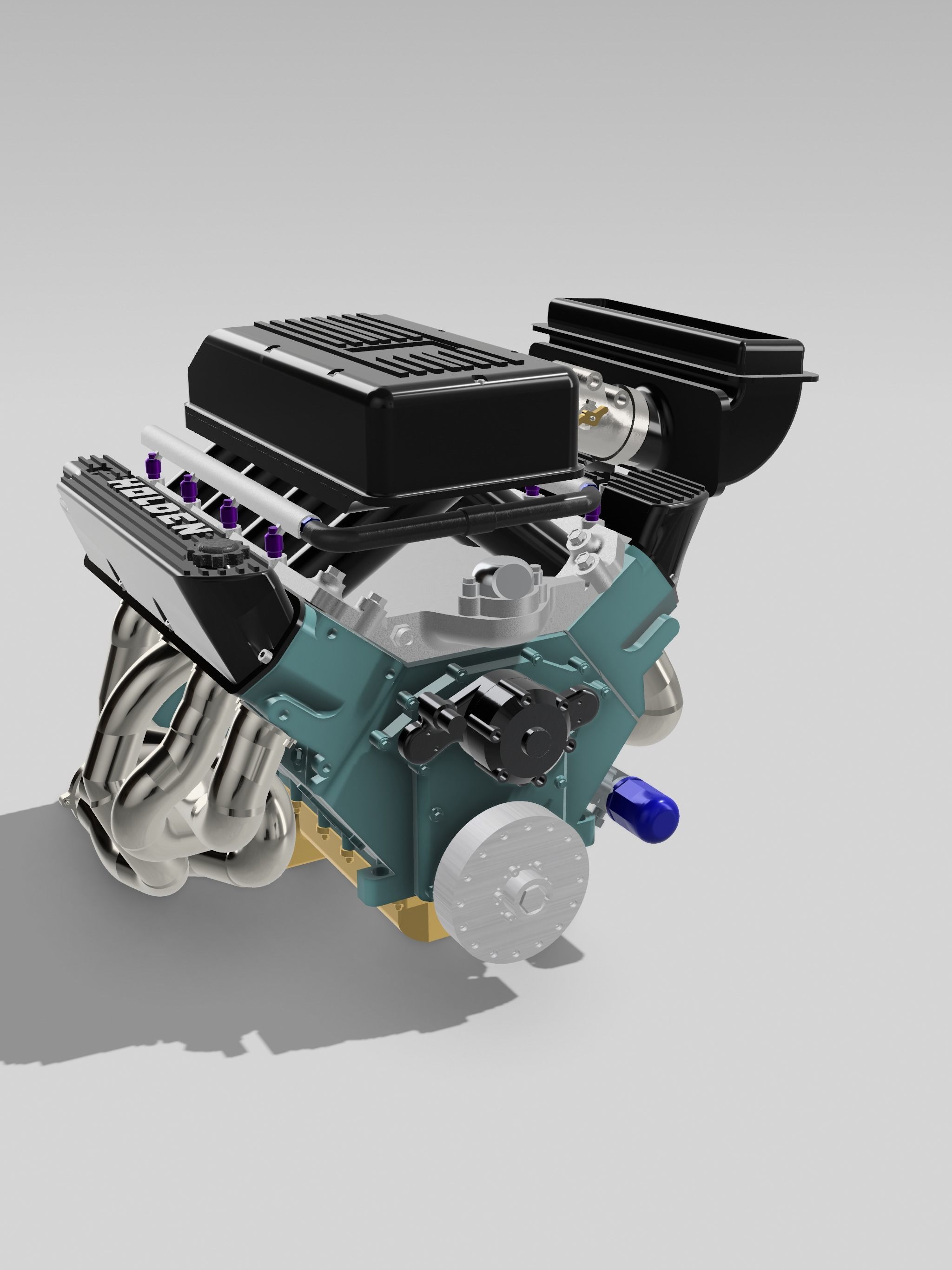 Holden Group A Walkinshaw 304 V8 Engine Commodore VL 3D model 3D ...